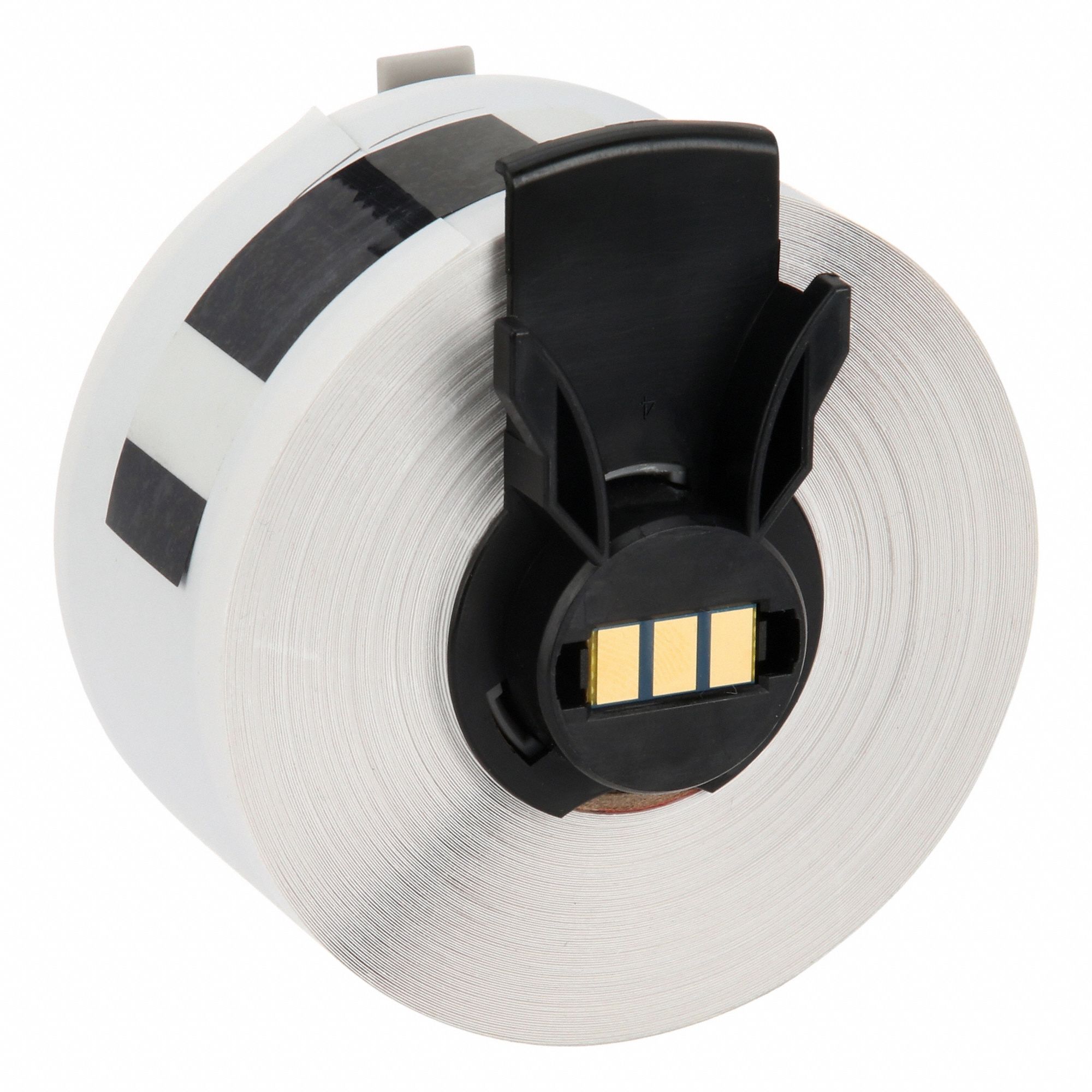 Continuous Label Stock: 1 in x 50 ft, Vinyl, Green (Gloss), Outdoor