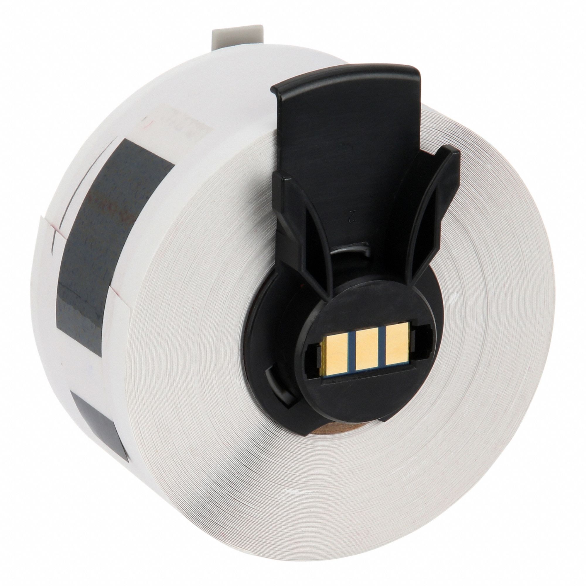 Continuous Label Stock: 1 in x 50 ft, Vinyl, Red (Gloss), Outdoor