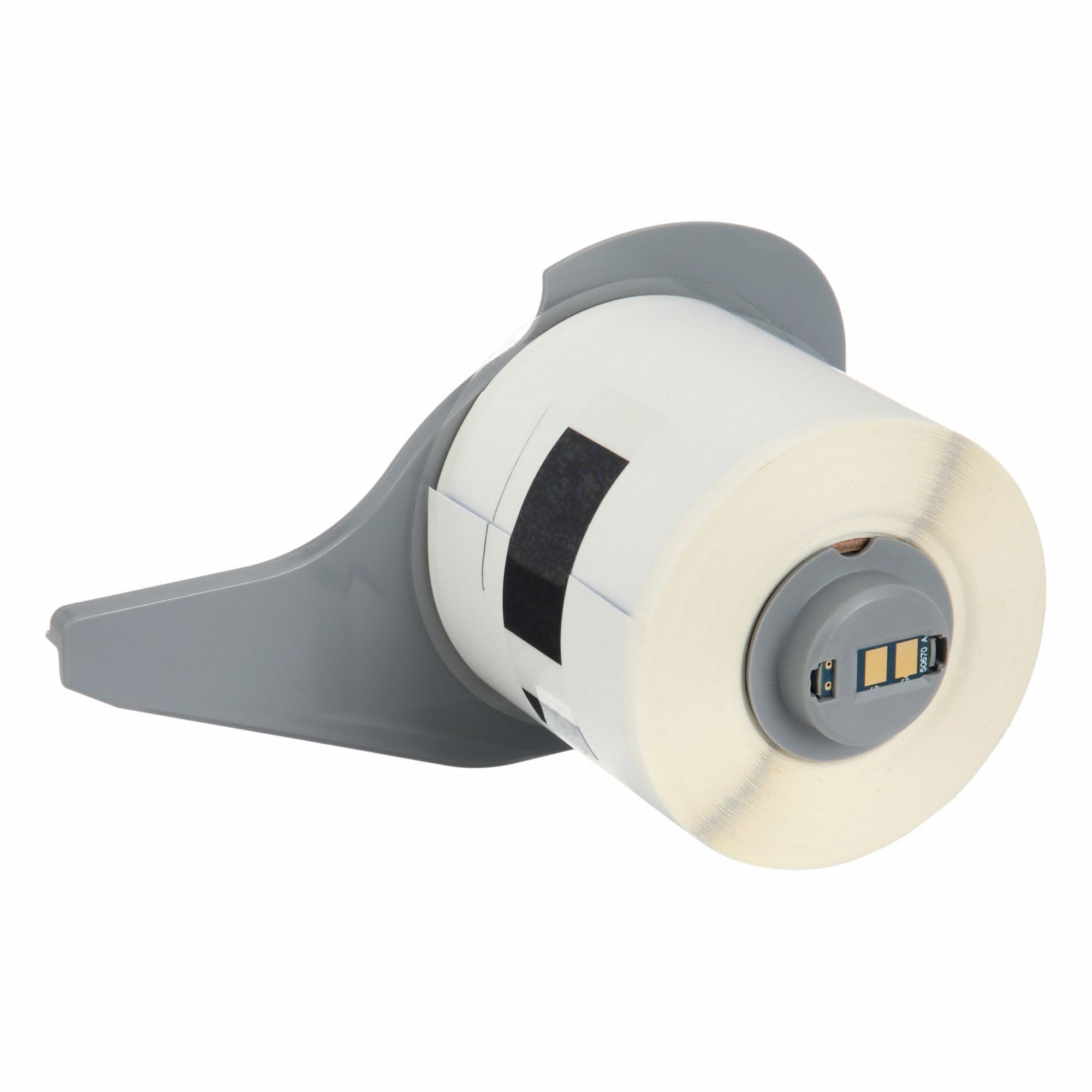 Continuous Label Stock: 2 in x 50 ft, Polyester, Blue (Gloss), Outdoor