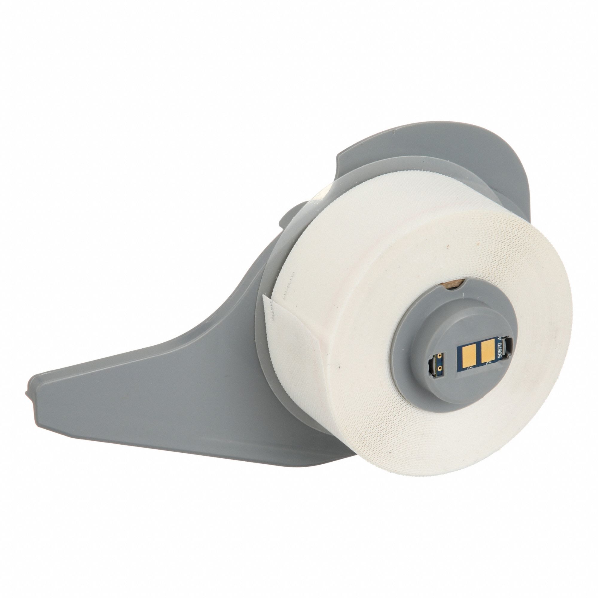 Continuous Label Stock: 3/4 in x 20 ft, Polyester, White (Matte), Indoor