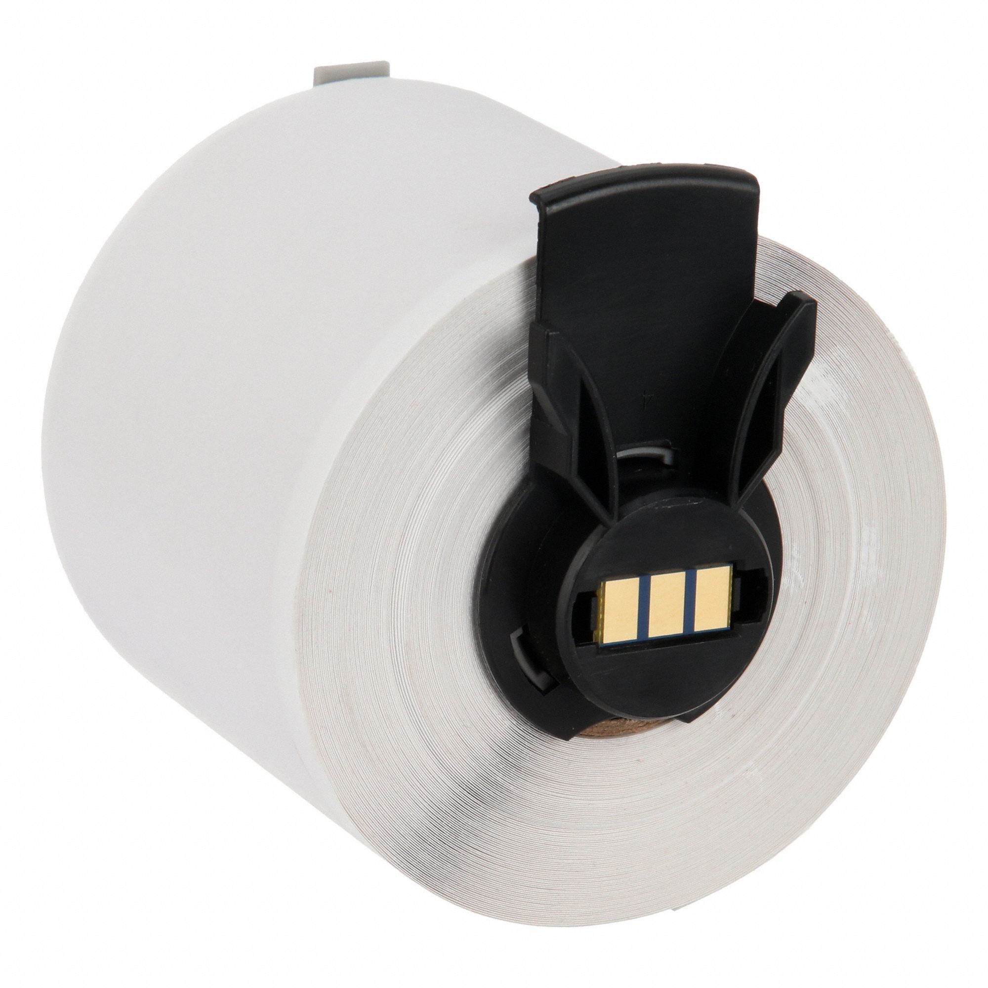 Continuous Label Stock: 2 in x 50 ft, Vinyl, Red (Gloss), Outdoor