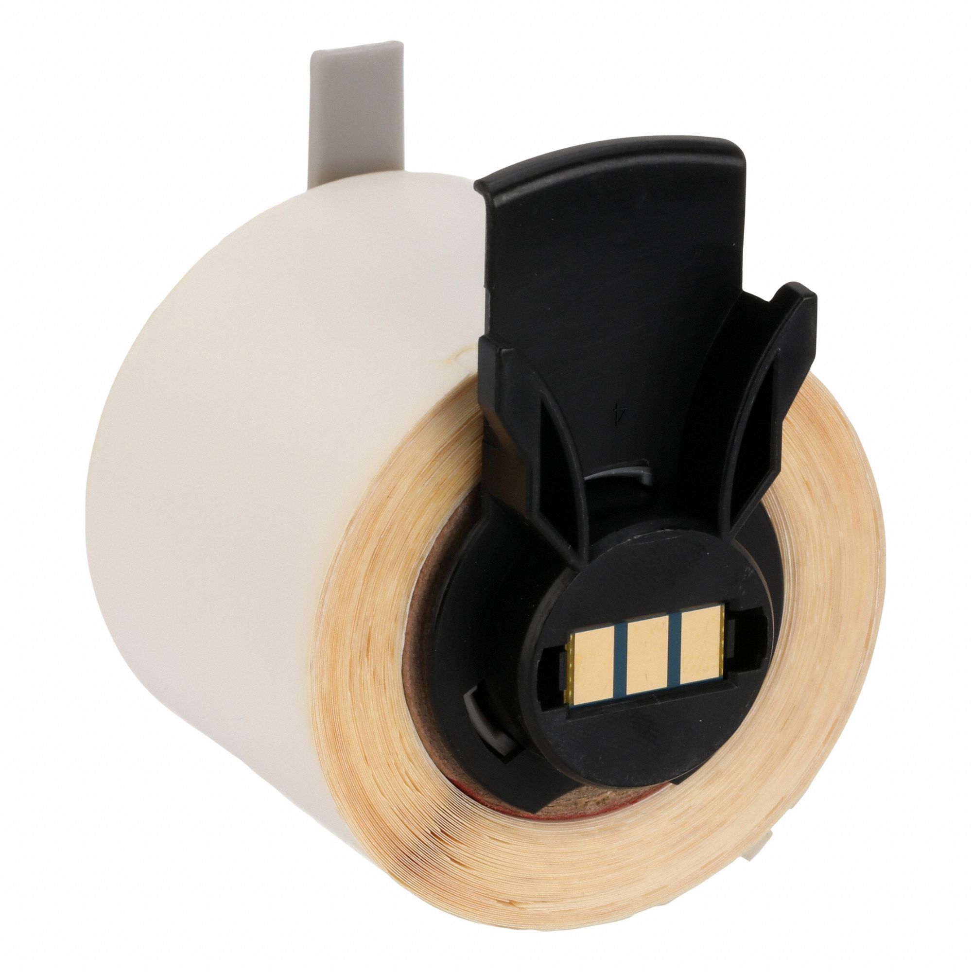 Pre-Cut Label Stock Roll: 2 3/4 in x 1 1/4 in, Acrylic, Permanent Adhesive, 100 Labels, Permanent