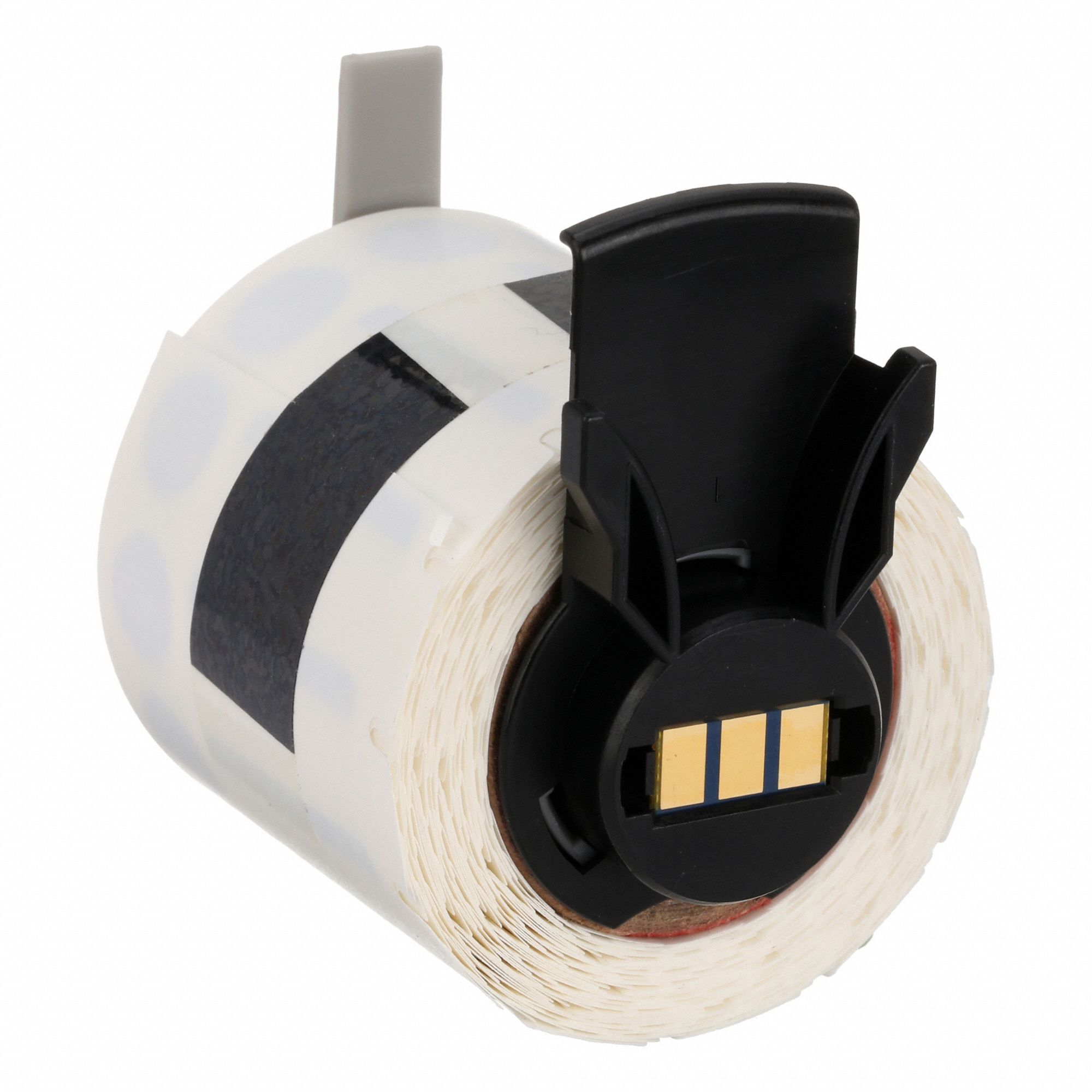 Pre-Cut Label Stock Roll: 3/8 in x 1 in, Acrylic, Permanent Adhesive, 500 Labels, Permanent