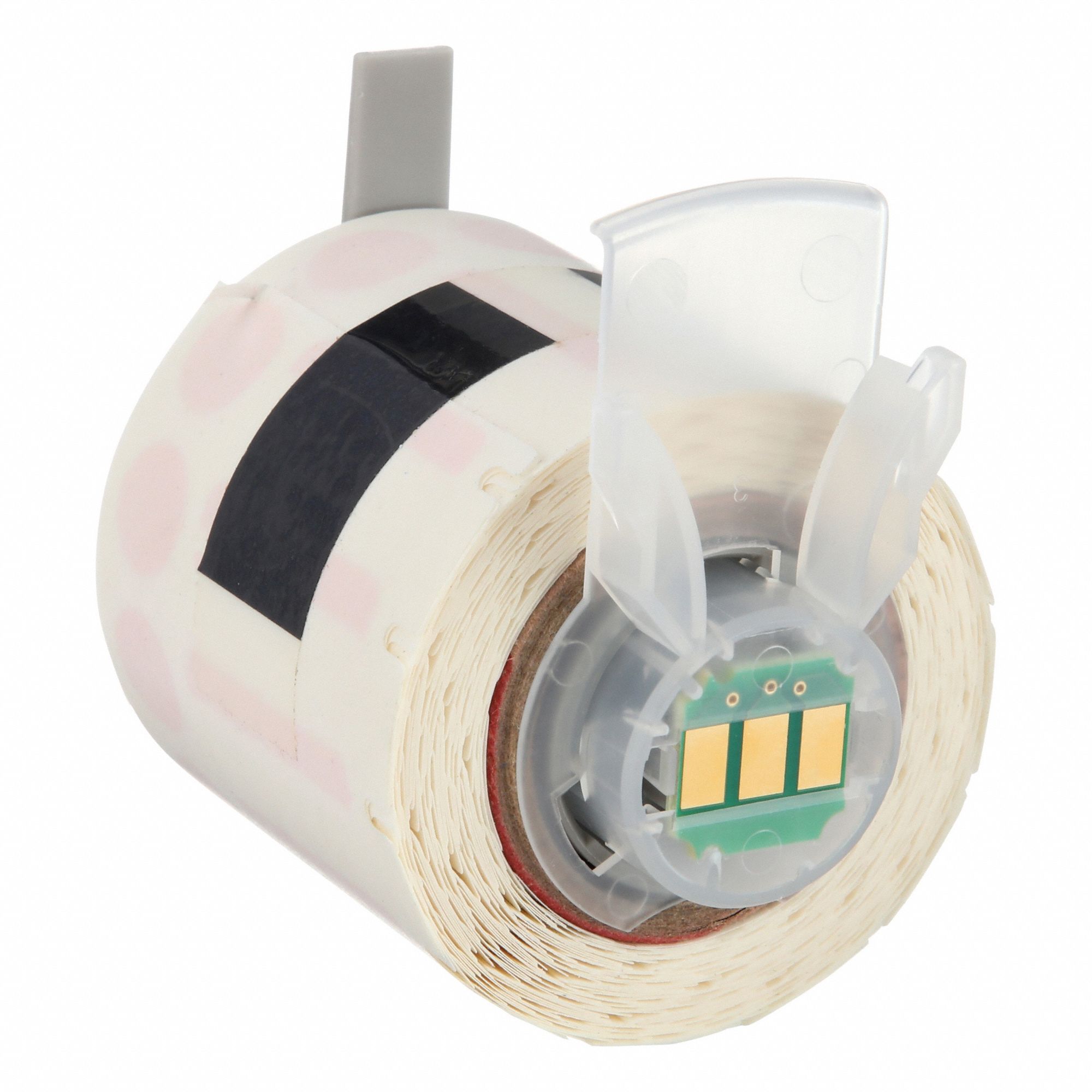 Pre-Cut Label Stock Roll: 3/8 in x 1 in, Acrylic, Permanent Adhesive, 500 Labels, Permanent