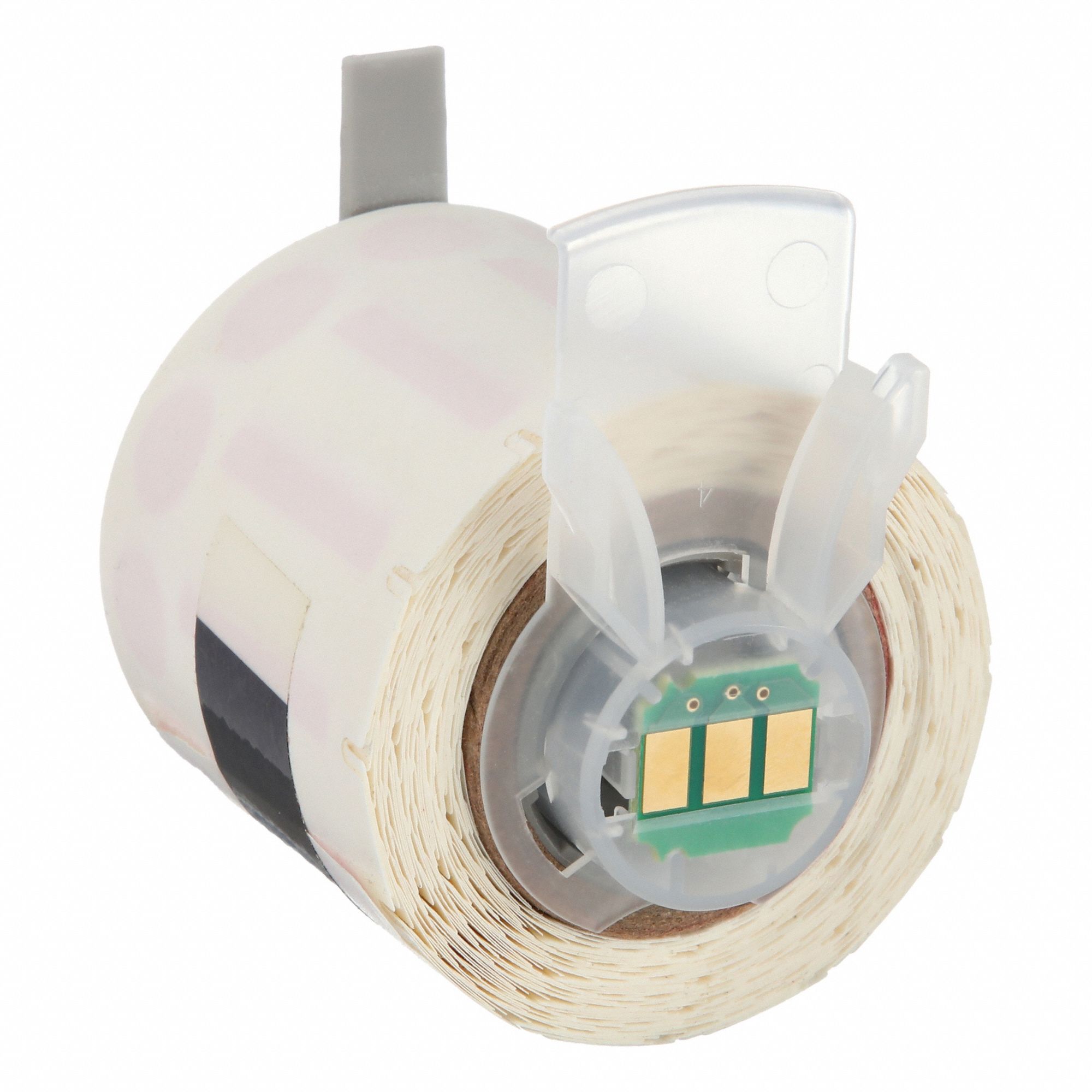 Pre-Cut Label Stock Roll: 3/8 in x 1 in, Acrylic, Permanent Adhesive, 500 Labels, Permanent