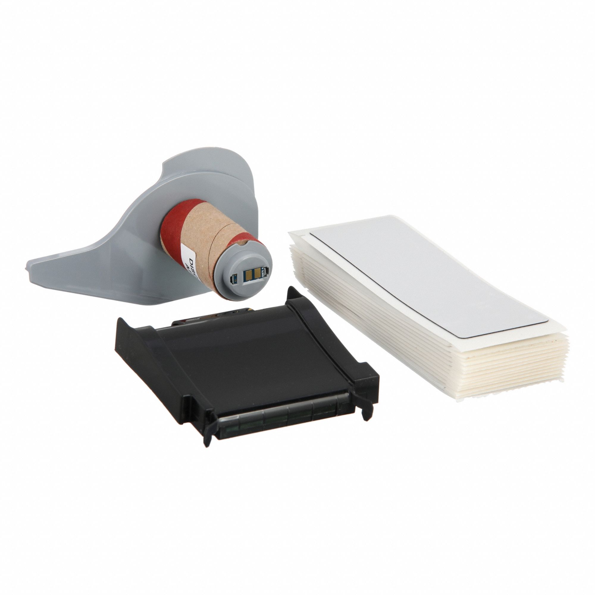 Pre-Cut Label Stock Roll: 1 29/32 in x 6 in, Polyester, Silver (Gloss), 25 Labels per Roll