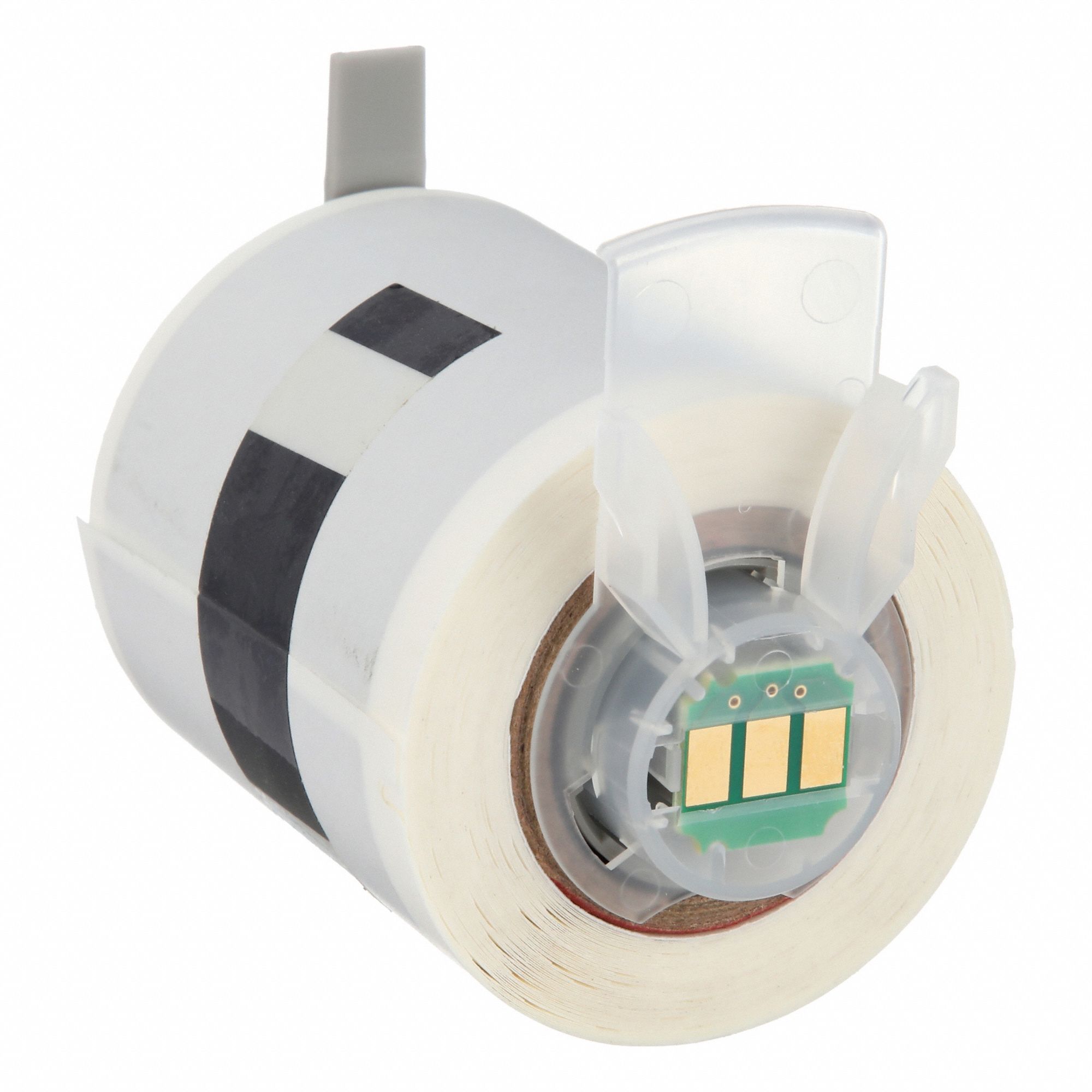 Pre-Cut Label Stock Roll: Tamper Indicating, 1 29/32 in x 1 29/32 in, 1 29/32 in x 1 29/32 in