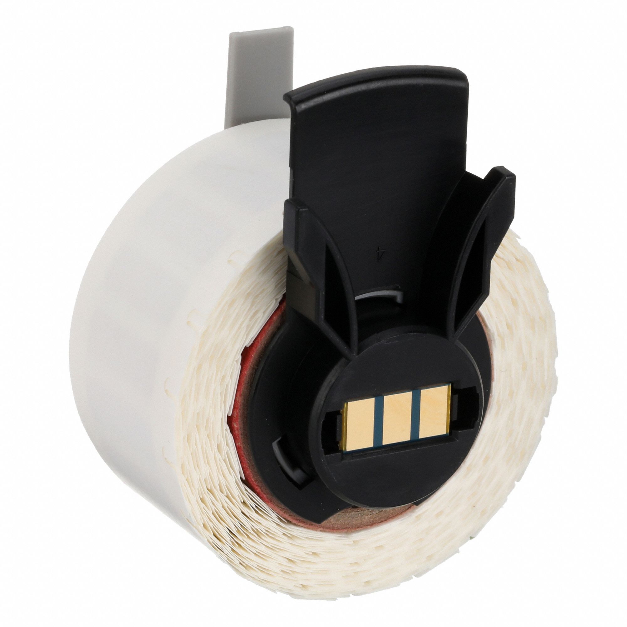 Wraparound Label: 3/16 in x 21/32 in, 5/8 in, Polyvinyl Fluoride, White (Matte), 750 Labels Included