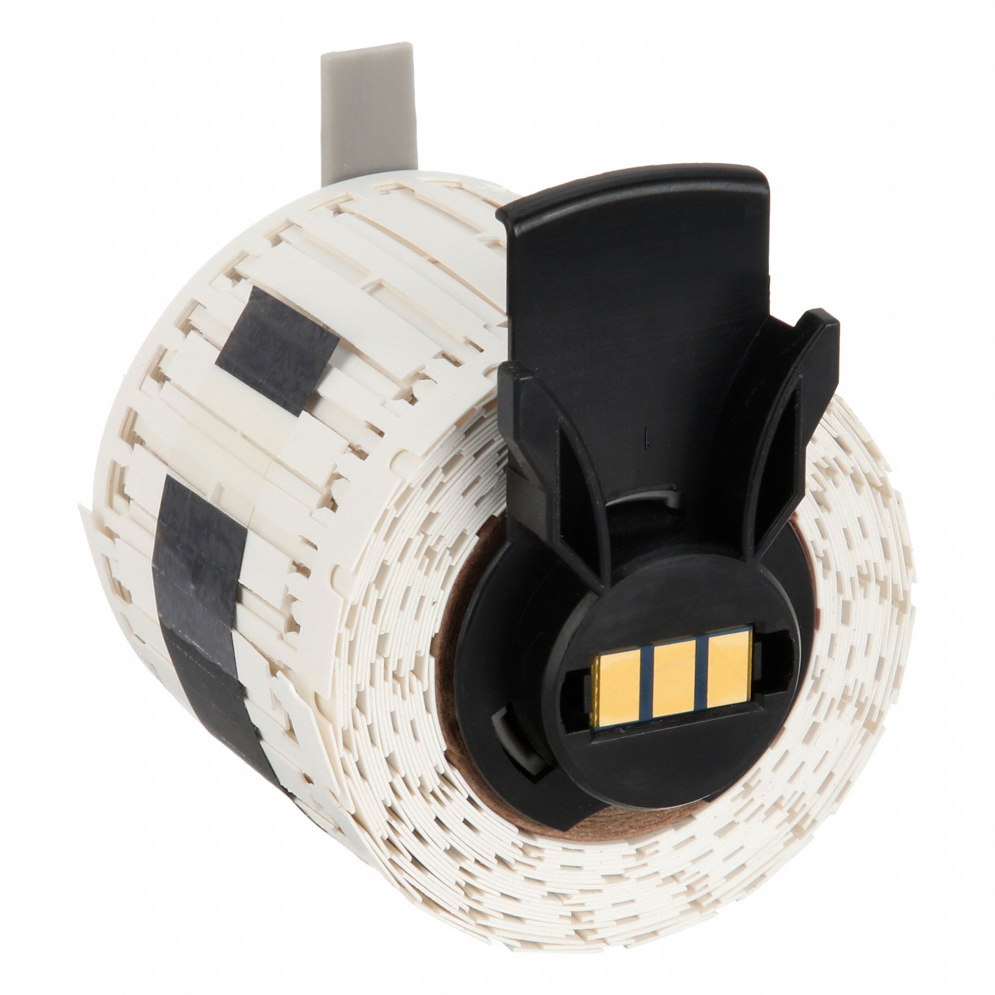 Tag Label: 5/32 in x 1 3/16 in, 1 1/8 in, Polypropylene, White, 300 Tags