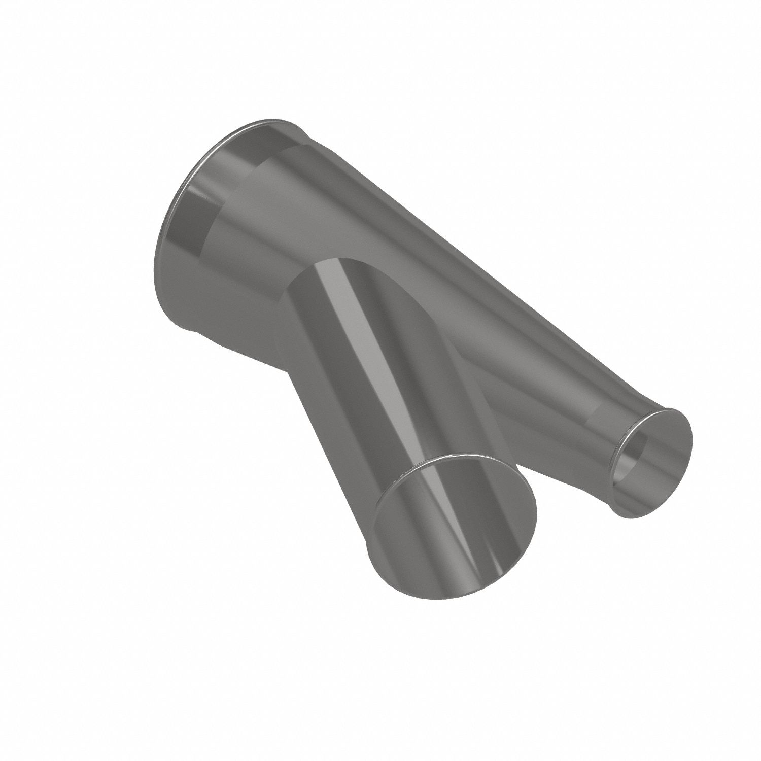 Dust Collection Duct and Fittings: Steel, For 4 in_6 in_8 in Duct Dia, 21 in Overall Lg, 30° Angle