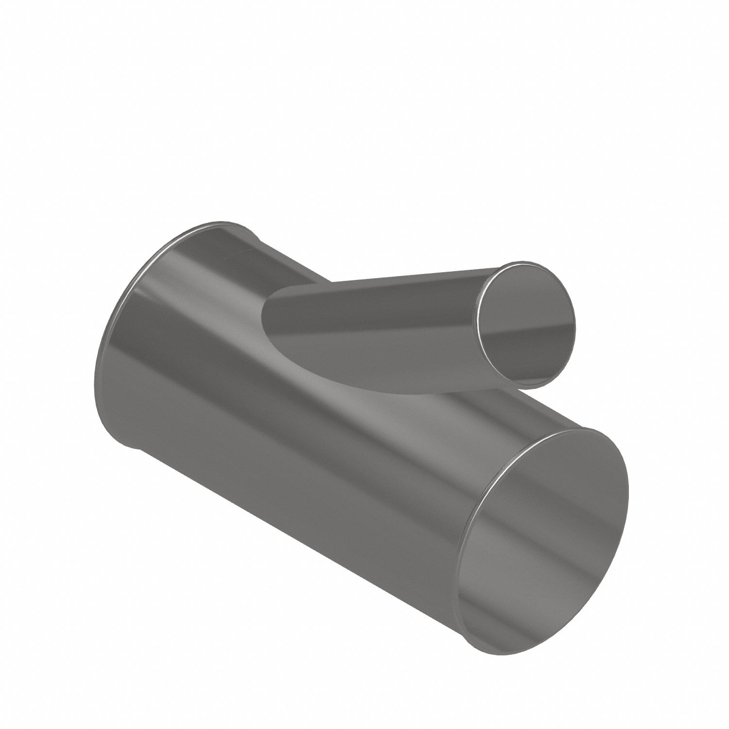 Dust Collection Duct and Fittings: Steel, For 4 in_8 in Duct Dia, 17 in Overall Lg, 30° Angle