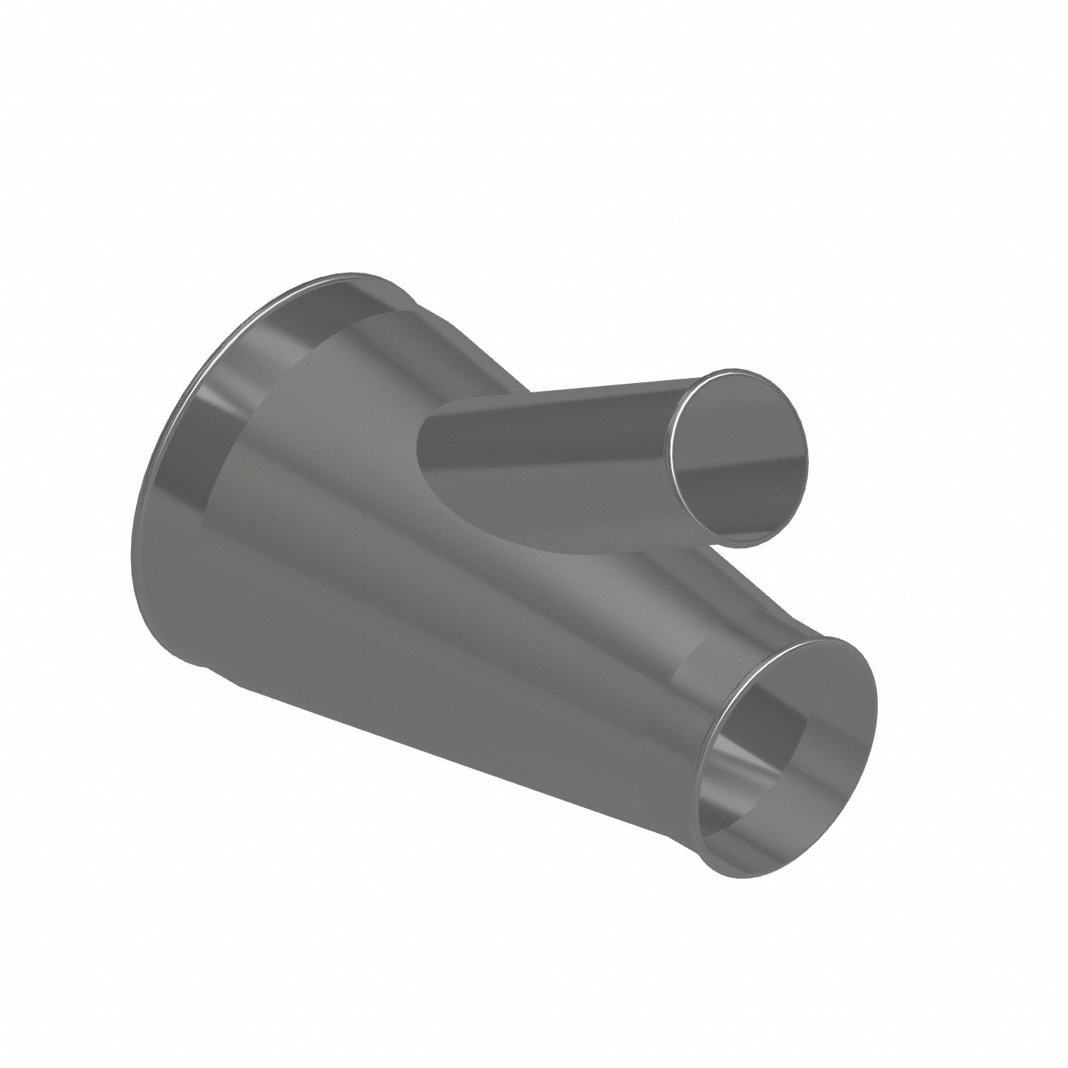 Dust Collection Duct and Fittings: Steel, For 4 in_6 in_10 in Duct Dia, 17 in Overall Lg, 30° Angle