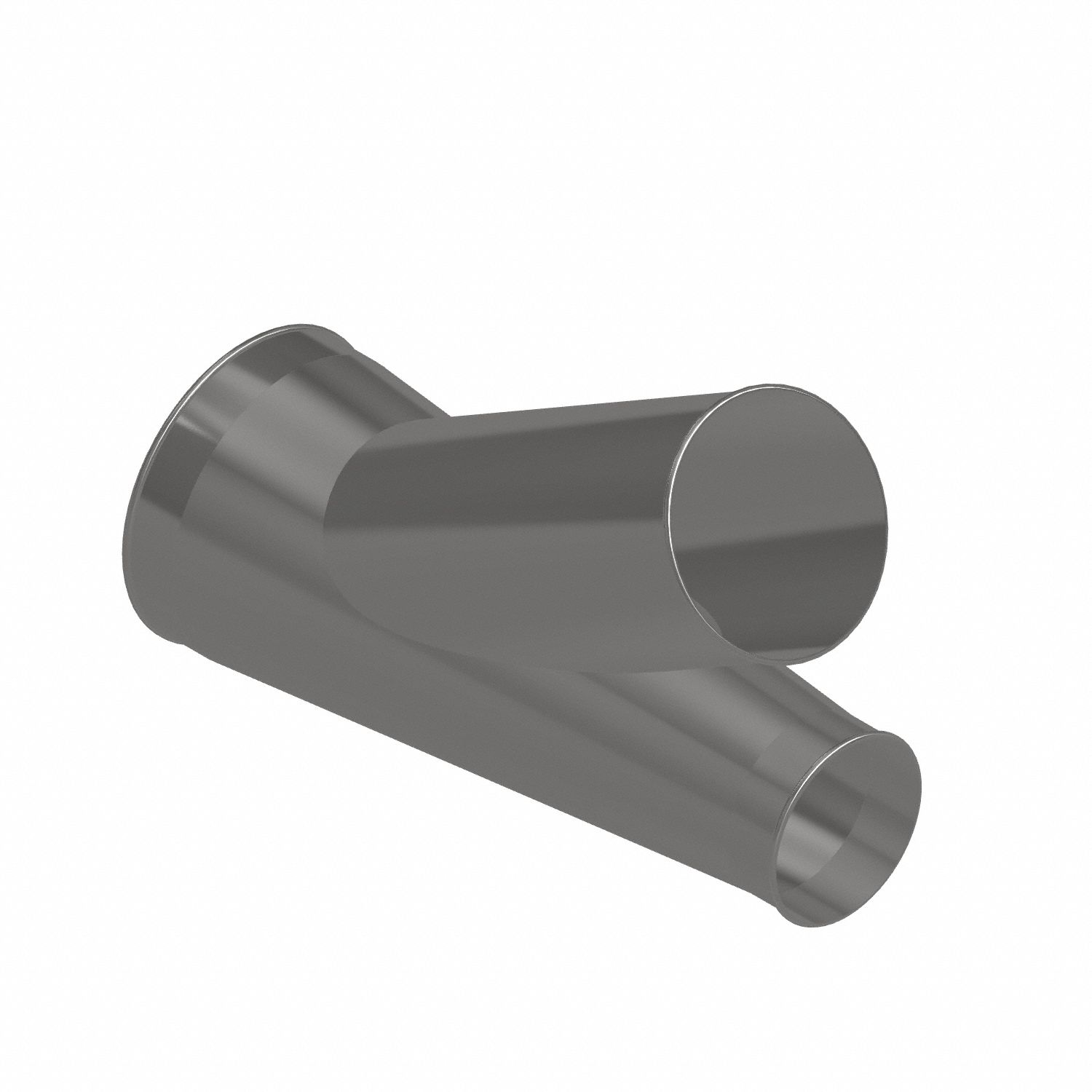 Dust Collection Duct and Fittings: Steel, For 6 in_8 in_10 in Duct Dia, 25 in Overall Lg, 30° Angle
