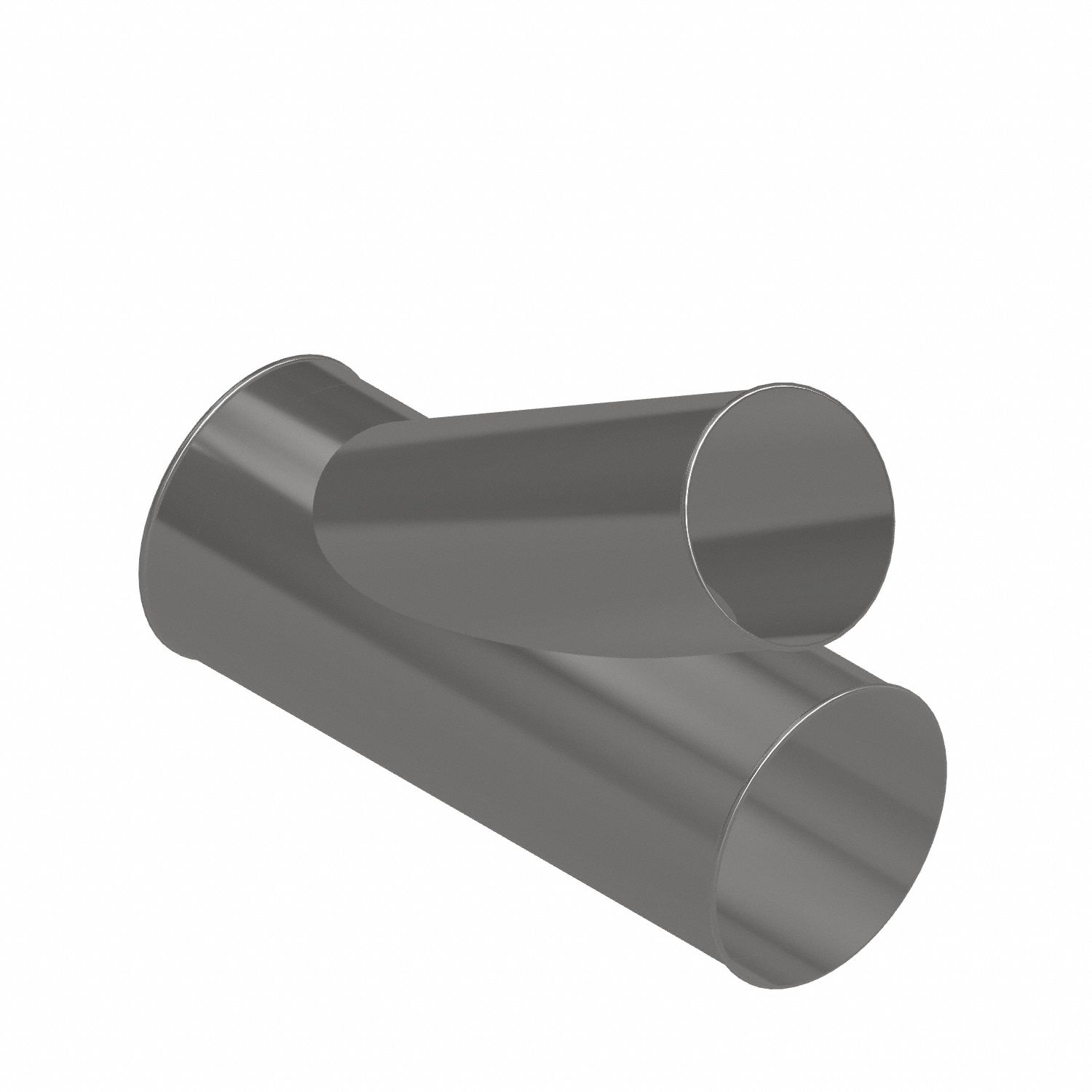Dust Collection Duct and Fittings: Steel, For 8 in_10 in Duct Dia, 25 in Overall Lg, 30° Angle