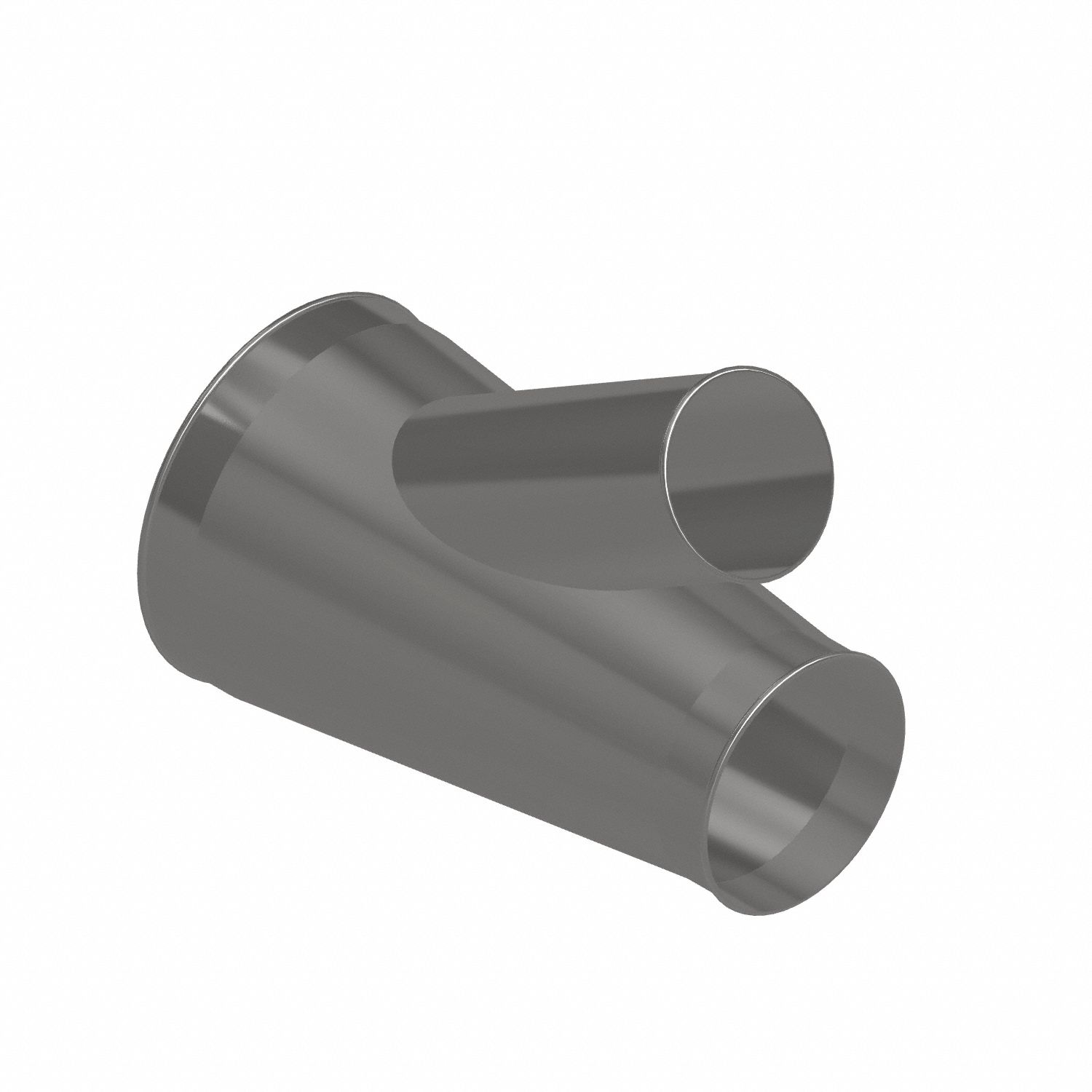 Dust Collection Duct and Fittings: Steel, For 6 in_8 in_12 in Duct Dia, 21 in Overall Lg, 30° Angle