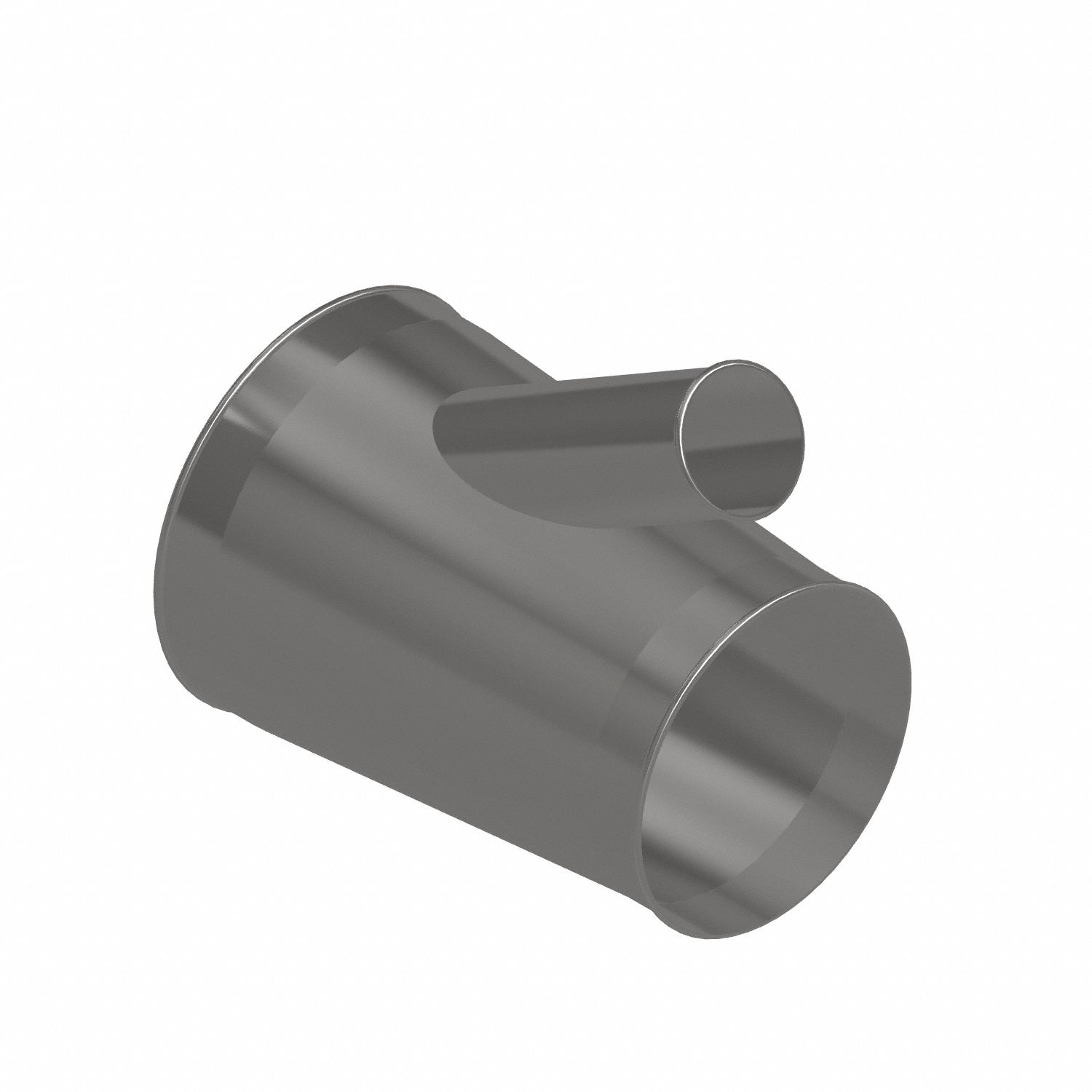 Dust Collection Duct and Fittings: Steel, For 4 in_10 in_12 in Duct Dia, 17 in Overall Lg, 30° Angle