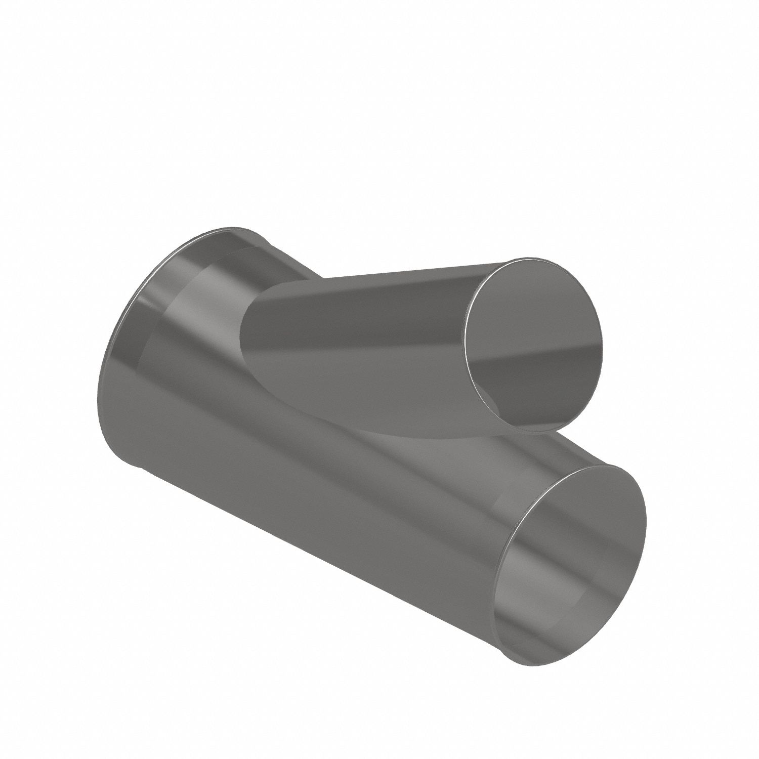 Dust Collection Duct and Fittings: Steel, For 8 in_10 in_12 in Duct Dia, 25 in Overall Lg, 30° Angle