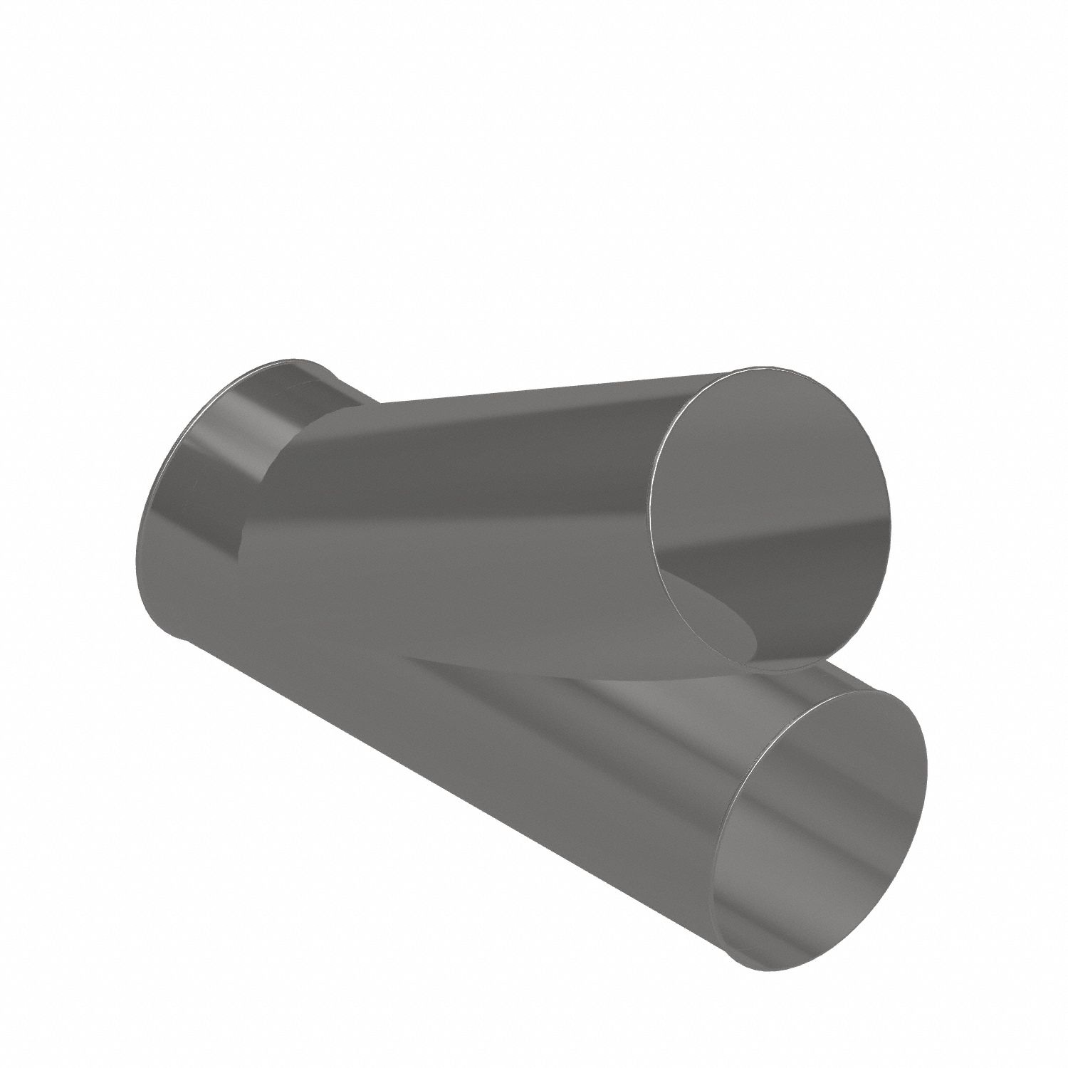 Dust Collection Duct and Fittings: Steel, For 13 in Duct Dia, 35 in Overall Lg, 30° Angle