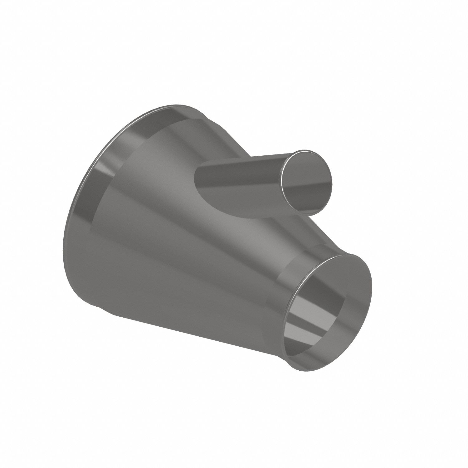 Dust Collection Duct and Fittings: Steel, For 4 in_8 in_14 in Duct Dia, 17 in Overall Lg, 30° Angle