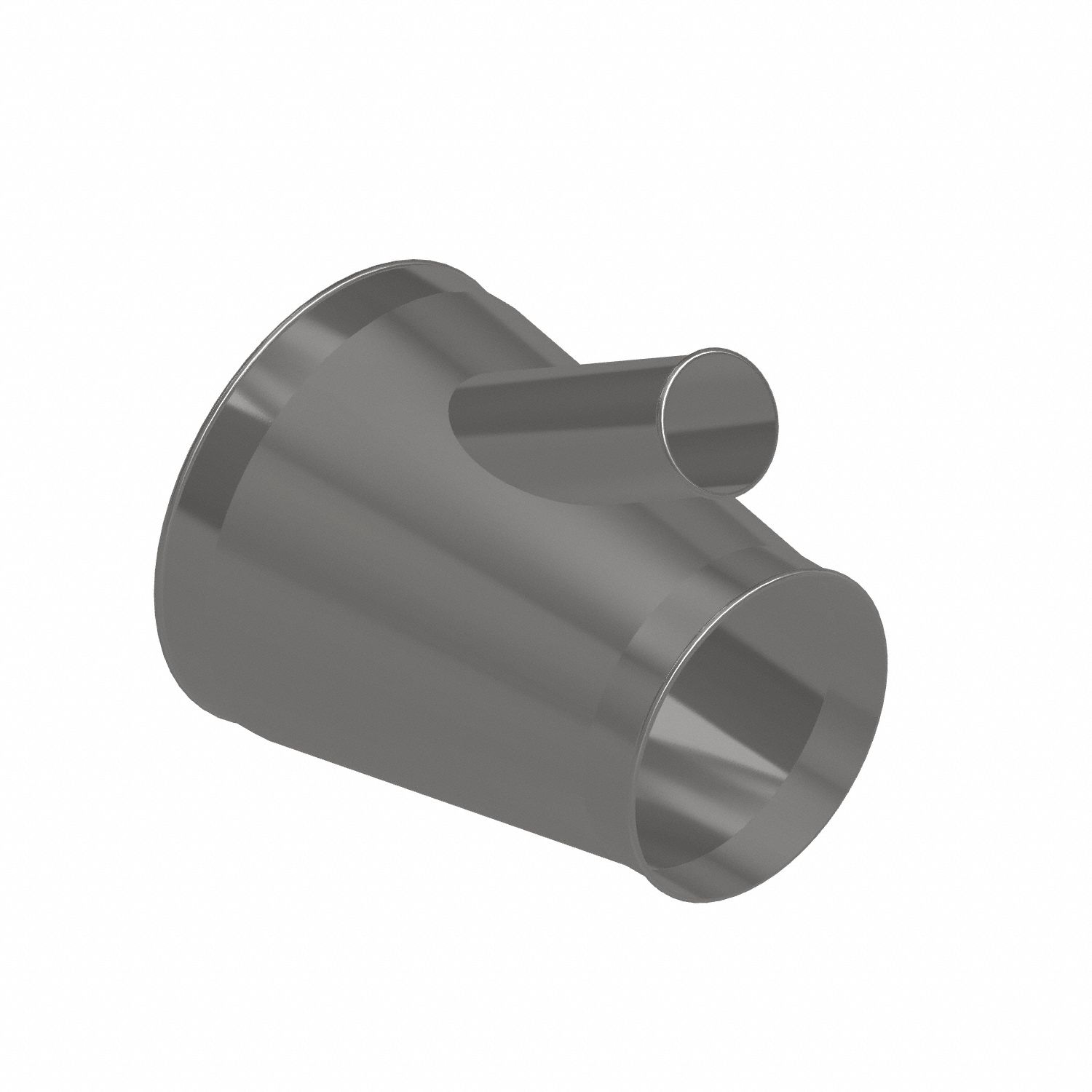 Dust Collection Duct and Fittings: Steel, For 4 in_10 in_14 in Duct Dia, 17 in Overall Lg, 30° Angle