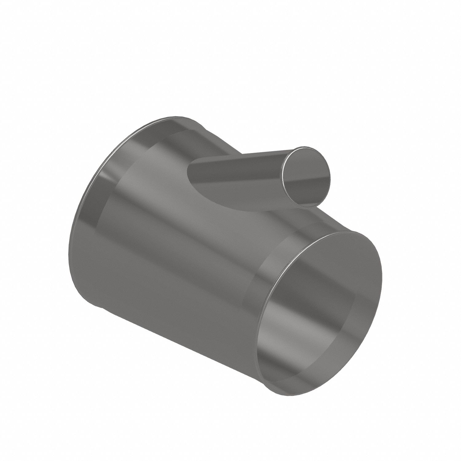 Dust Collection Duct and Fittings: Steel, For 4 in_12 in_14 in Duct Dia, 17 in Overall Lg, 30° Angle