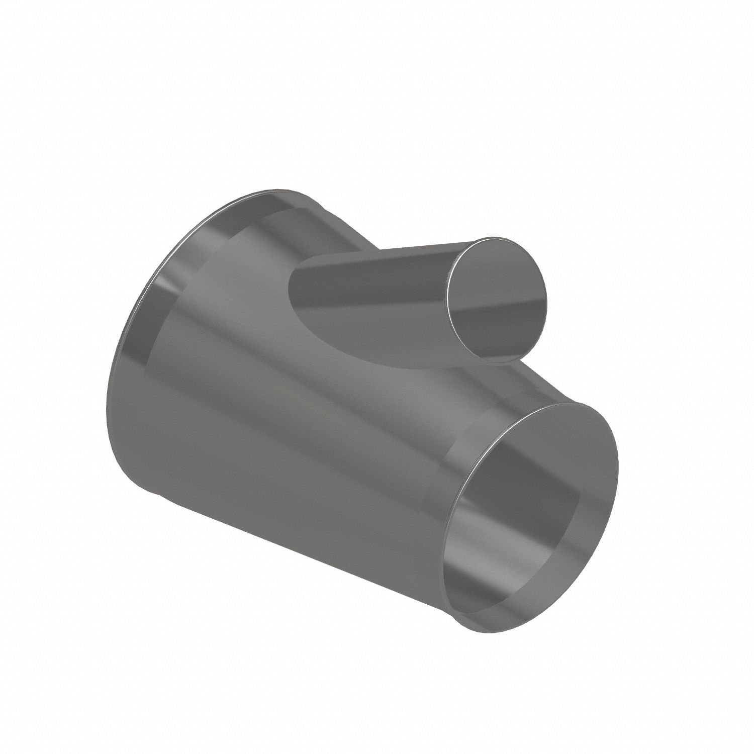 Dust Collection Duct and Fittings: Steel, For 6 in_12 in_16 in Duct Dia, 21 in Overall Lg, 30° Angle