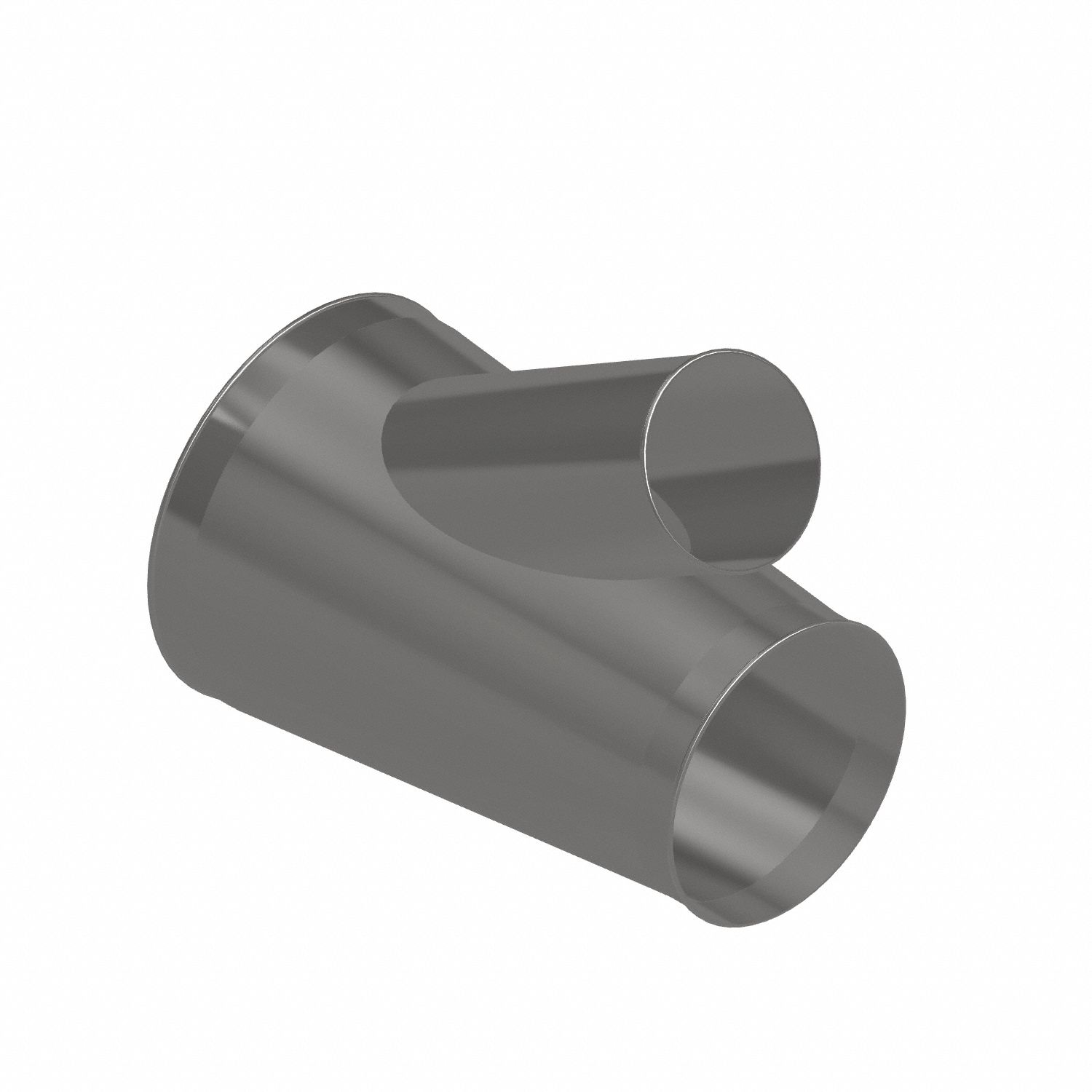 Dust Collection Duct and Fittings: Steel, For 8 in_12 in_16 in Duct Dia, 25 in Overall Lg, 30° Angle