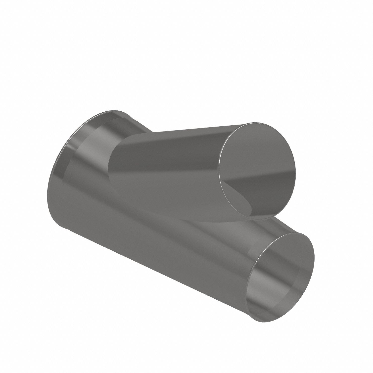 Dust Collection Duct and Fittings: Steel, For 12 in_16 in Duct Dia, 33 in Overall Lg, 30° Angle