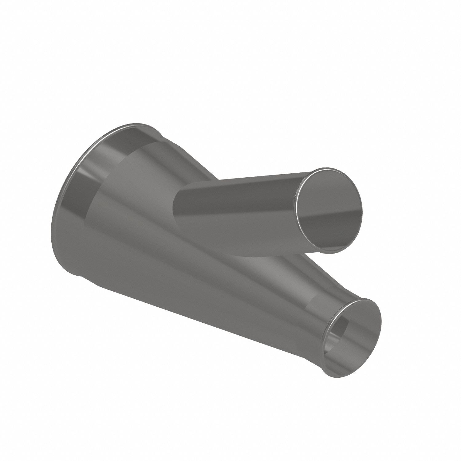 Dust Collection Duct and Fittings: Stainless Steel, For 4 in_8 in Duct Dia, 17 in Overall Lg