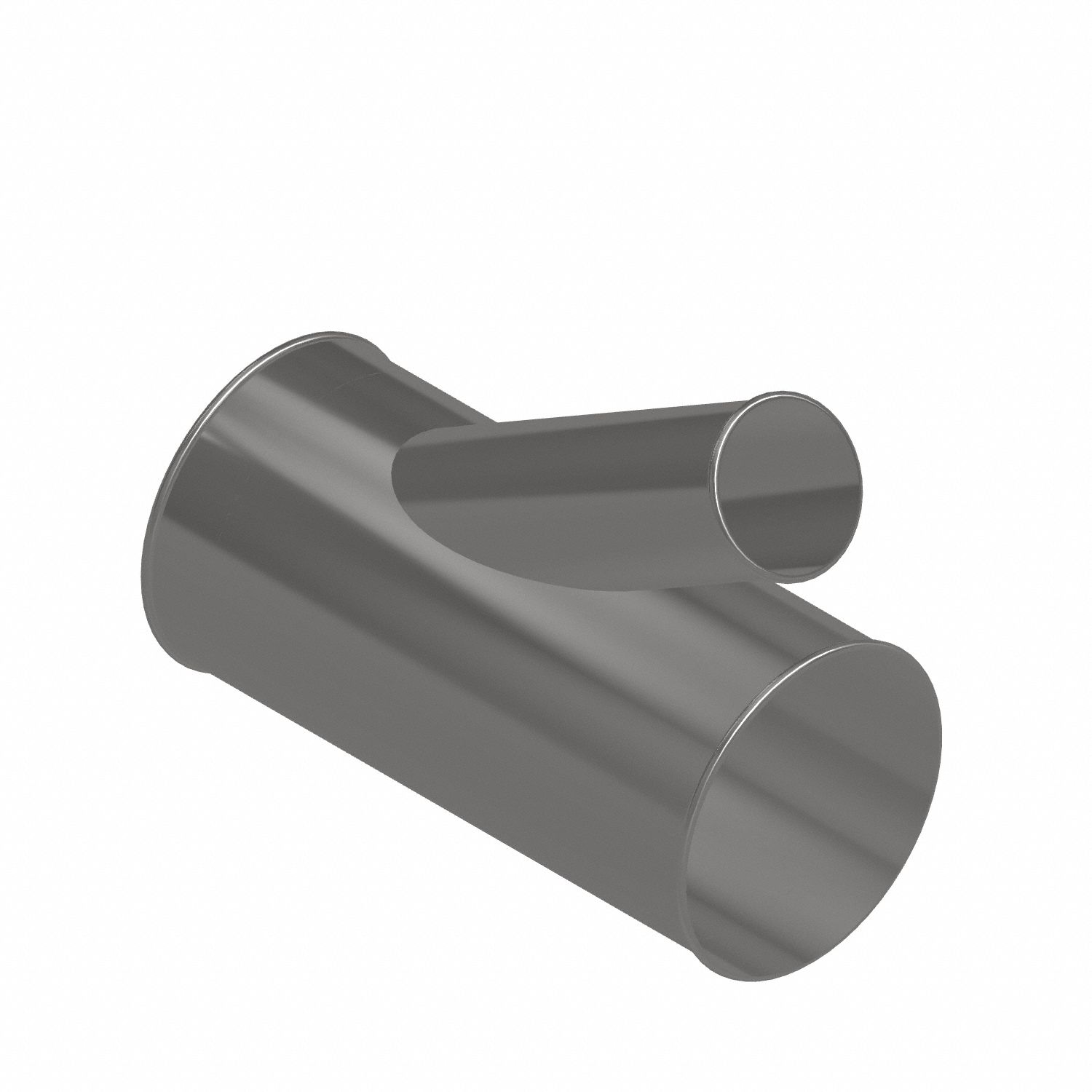 Dust Collection Duct and Fittings: Stainless Steel, For 4 in_8 in Duct Dia, 17 in Overall Lg