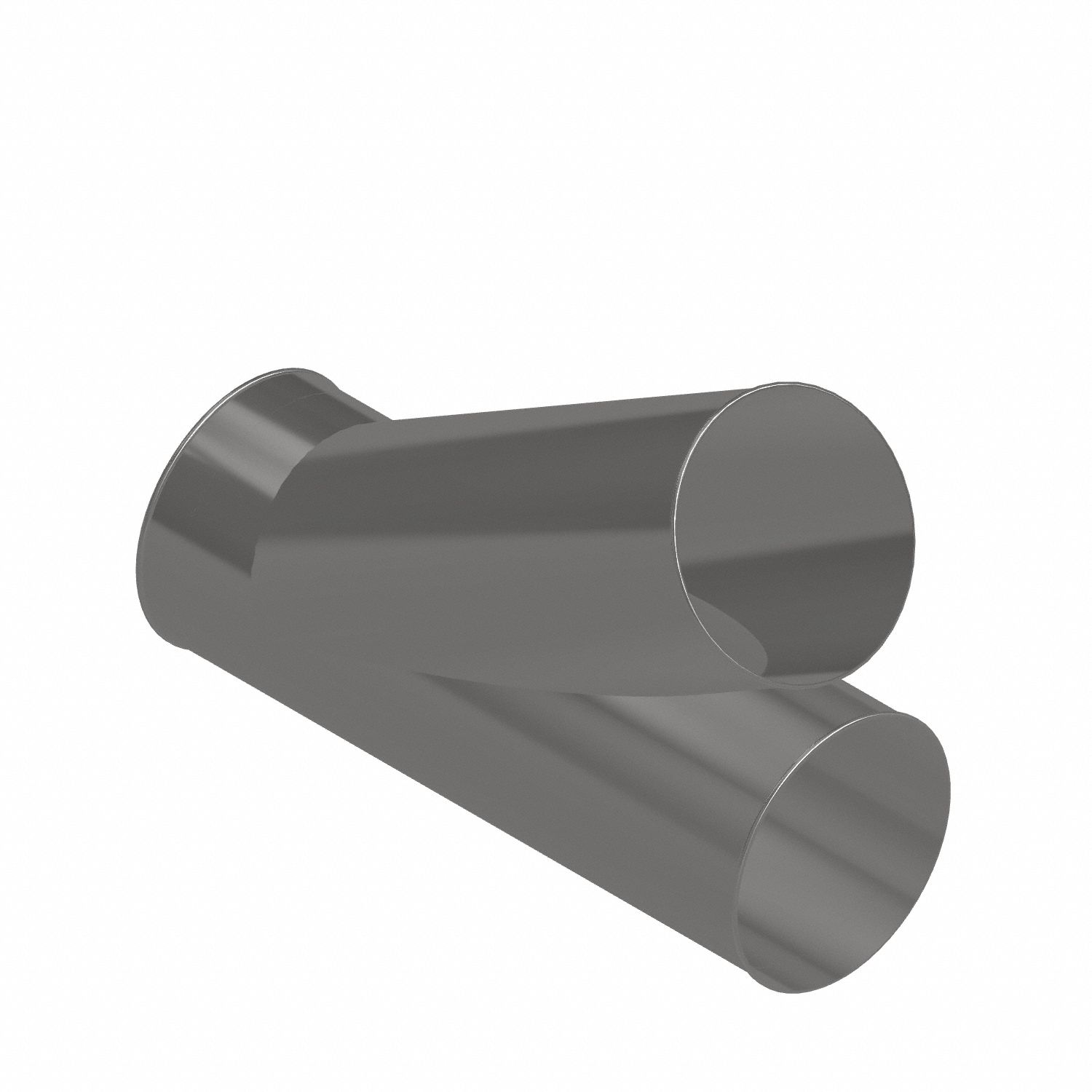 Dust Collection Duct and Fittings: Stainless Steel, For 11 in Duct Dia, 31 in Overall Lg, 30° Angle