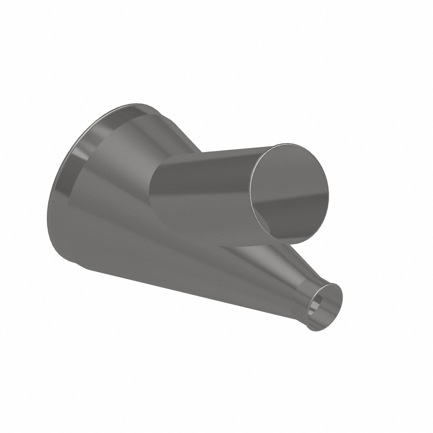 Dust Collection Duct and Fittings: Stainless Steel, For 4 in_8 in_14 in Duct Dia, 25 in Overall Lg