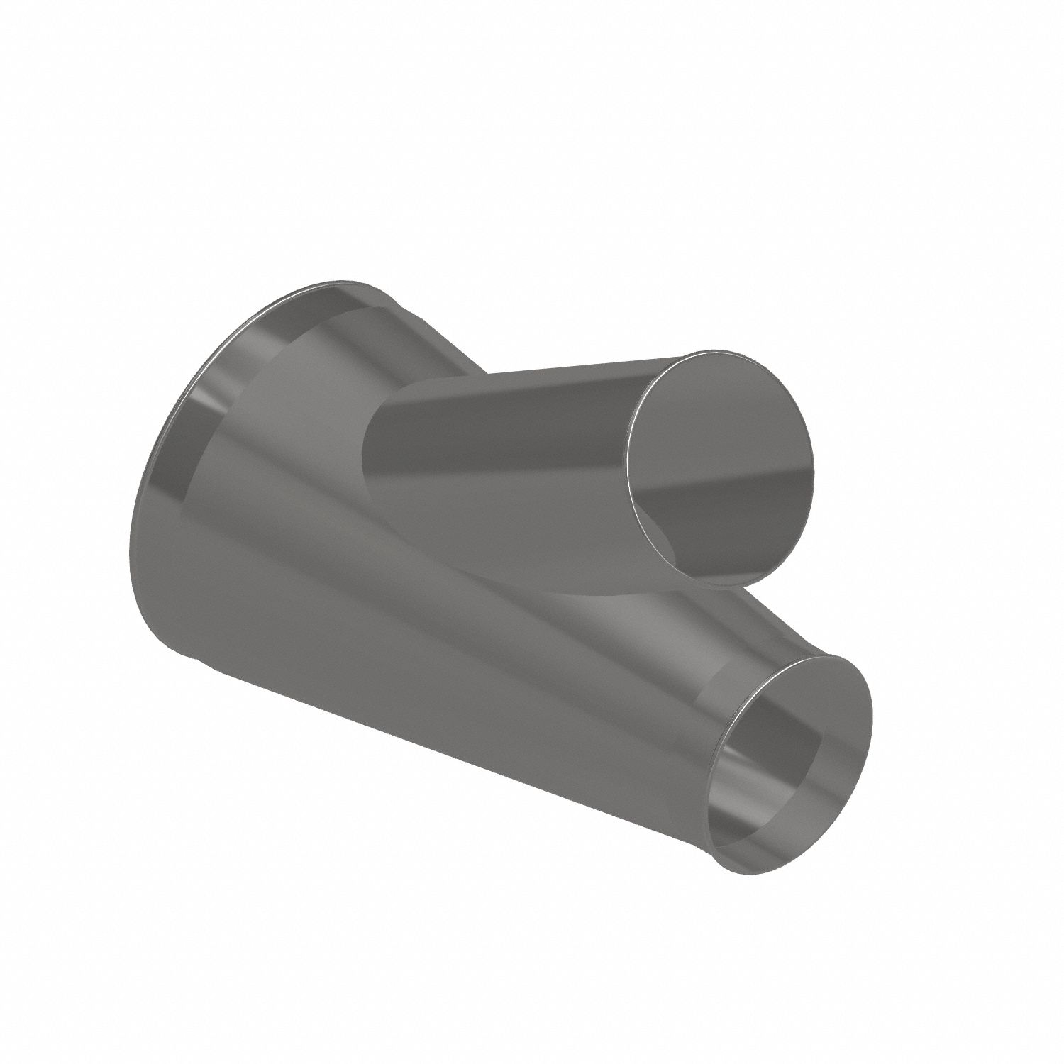 Dust Collection Duct and Fittings: Stainless Steel, For 8 in_14 in Duct Dia, 25 in Overall Lg