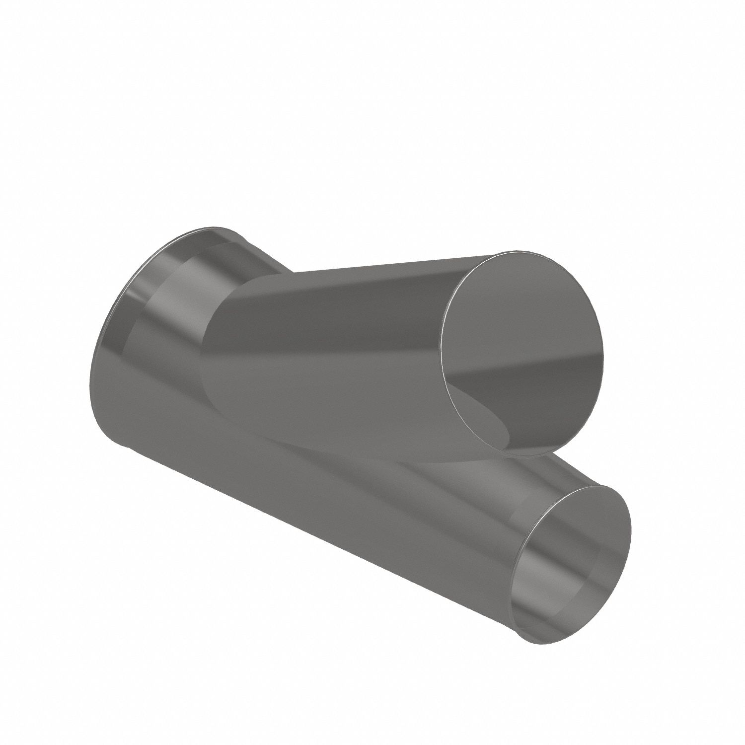 Dust Collection Duct and Fittings: Stainless Steel, For 10 in_12 in_14 in Duct Dia, 33 in Overall Lg