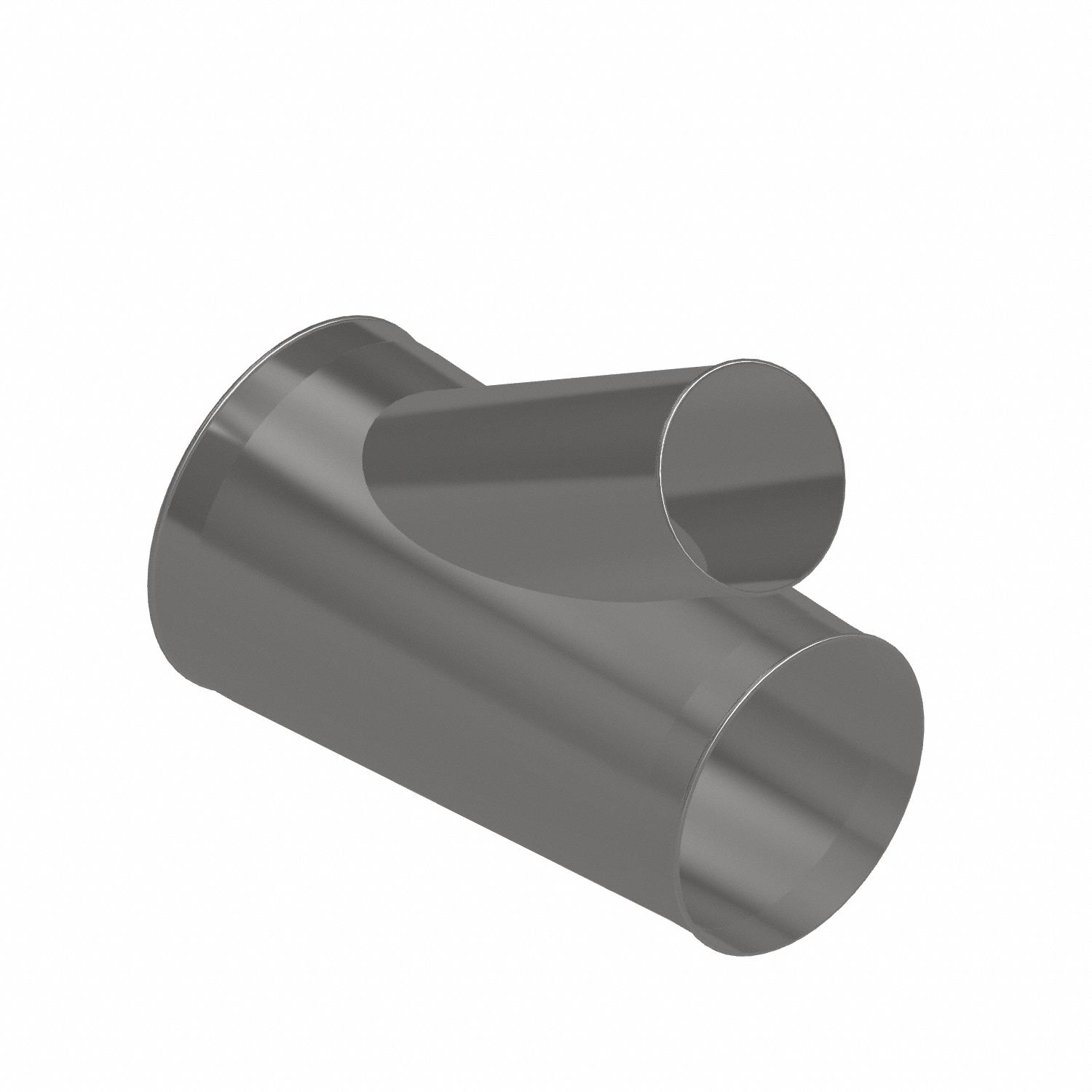 Dust Collection Duct and Fittings: Stainless Steel, For 8 in_12 in_14 in Duct Dia, 25 in Overall Lg