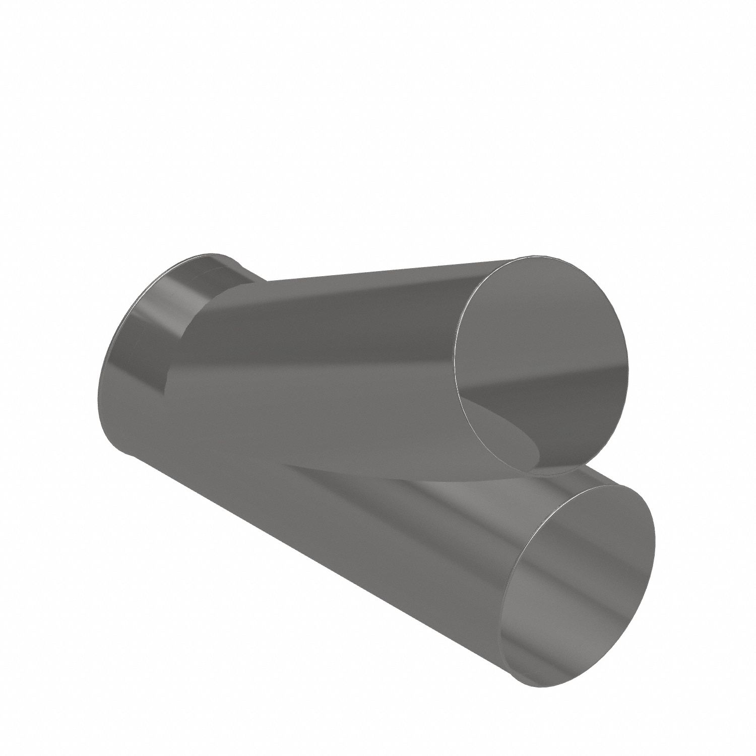 Dust Collection Duct and Fittings: Stainless Steel, For 15 in Duct Dia, 39 in Overall Lg, 30° Angle
