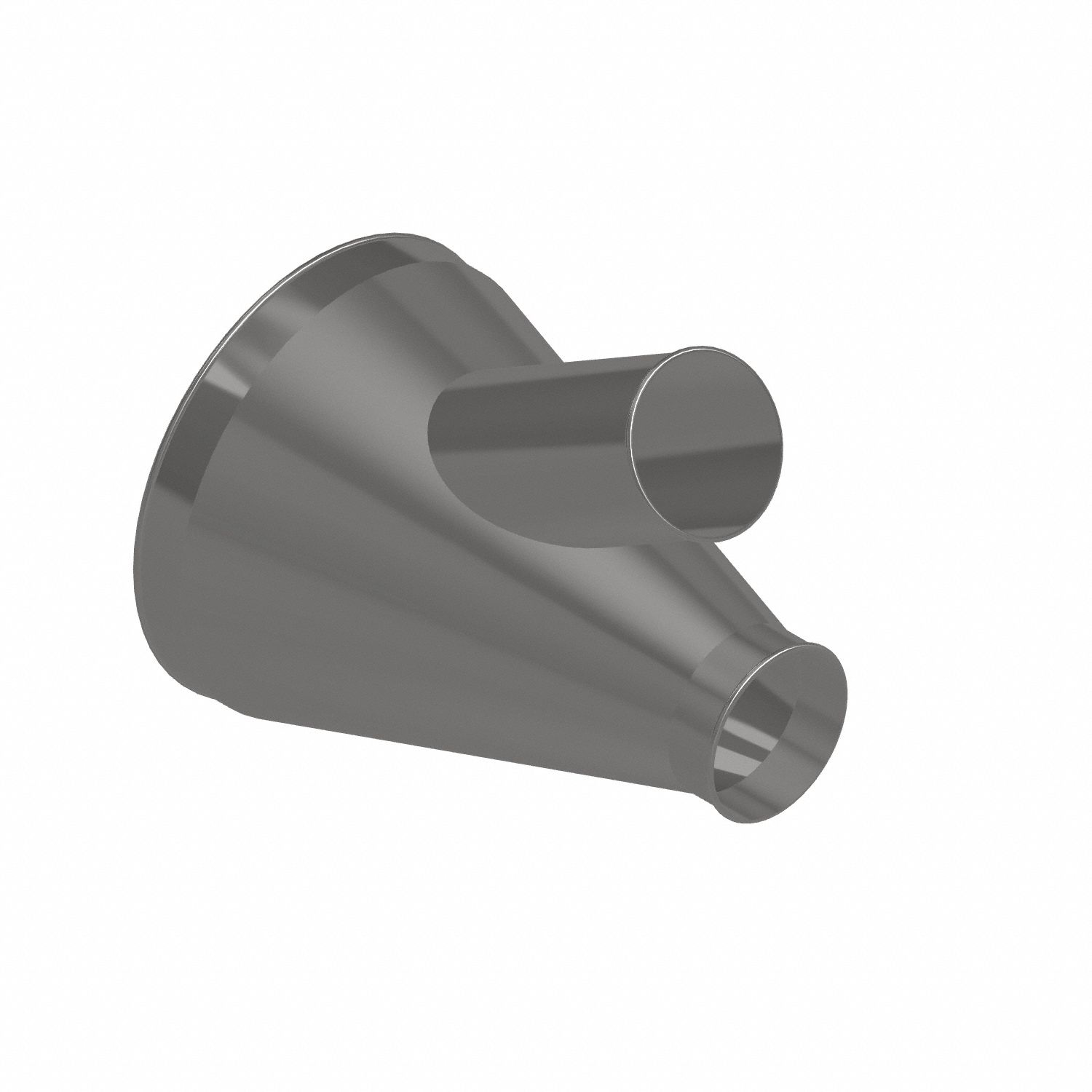 Dust Collection Duct and Fittings: Stainless Steel, For 6 in_16 in Duct Dia, 21 in Overall Lg