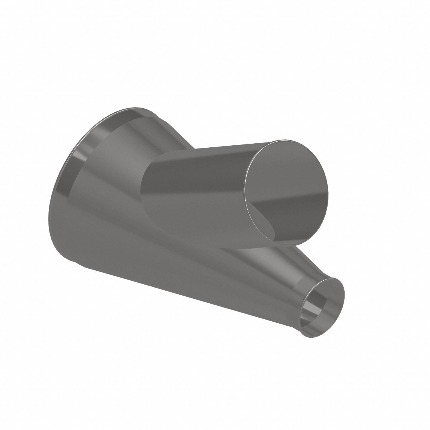 Dust Collection Duct and Fittings: Stainless Steel, For 6 in_10 in_16 in Duct Dia, 29 in Overall Lg