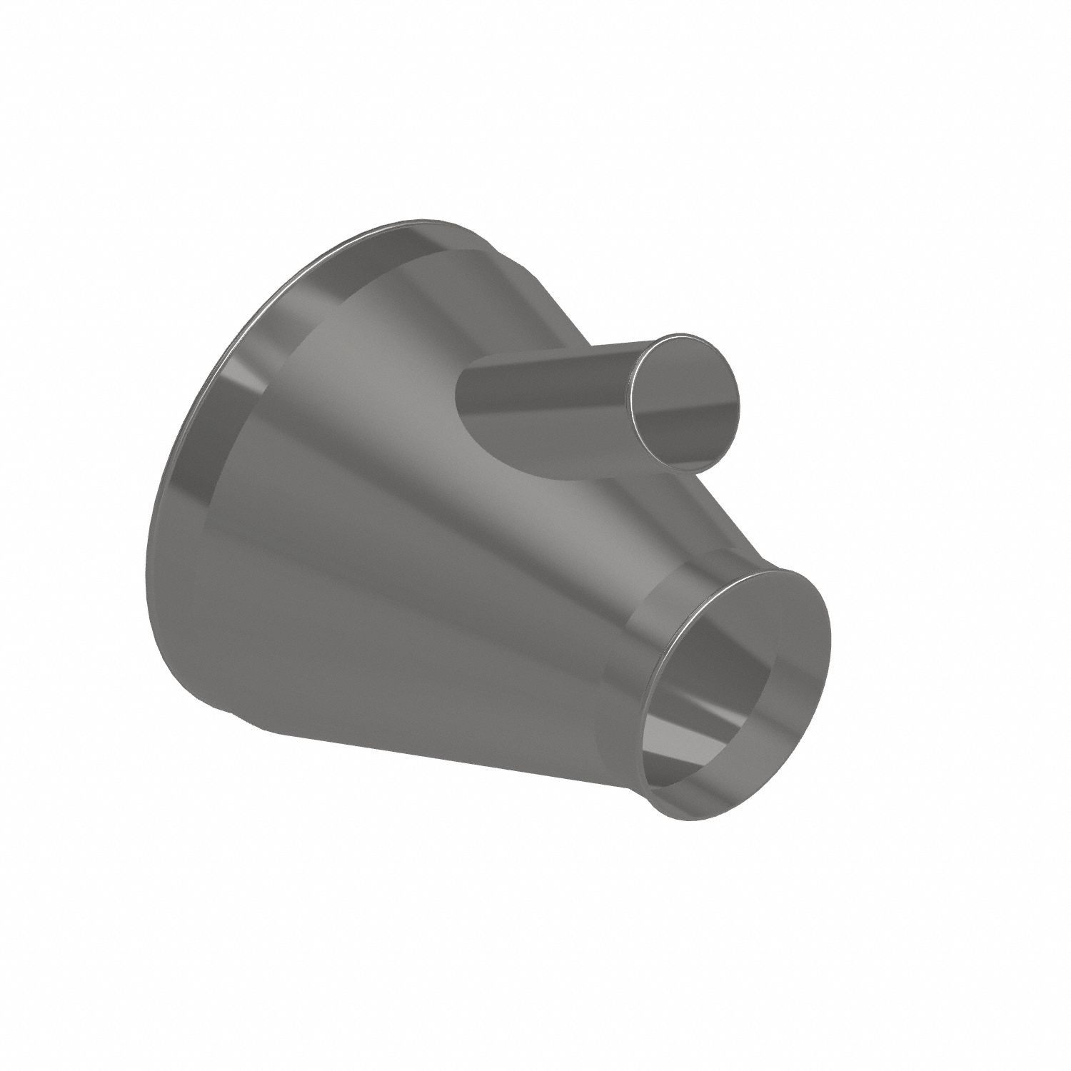 Dust Collection Duct and Fittings: Stainless Steel, For 4 in_8 in_16 in Duct Dia, 17 in Overall Lg