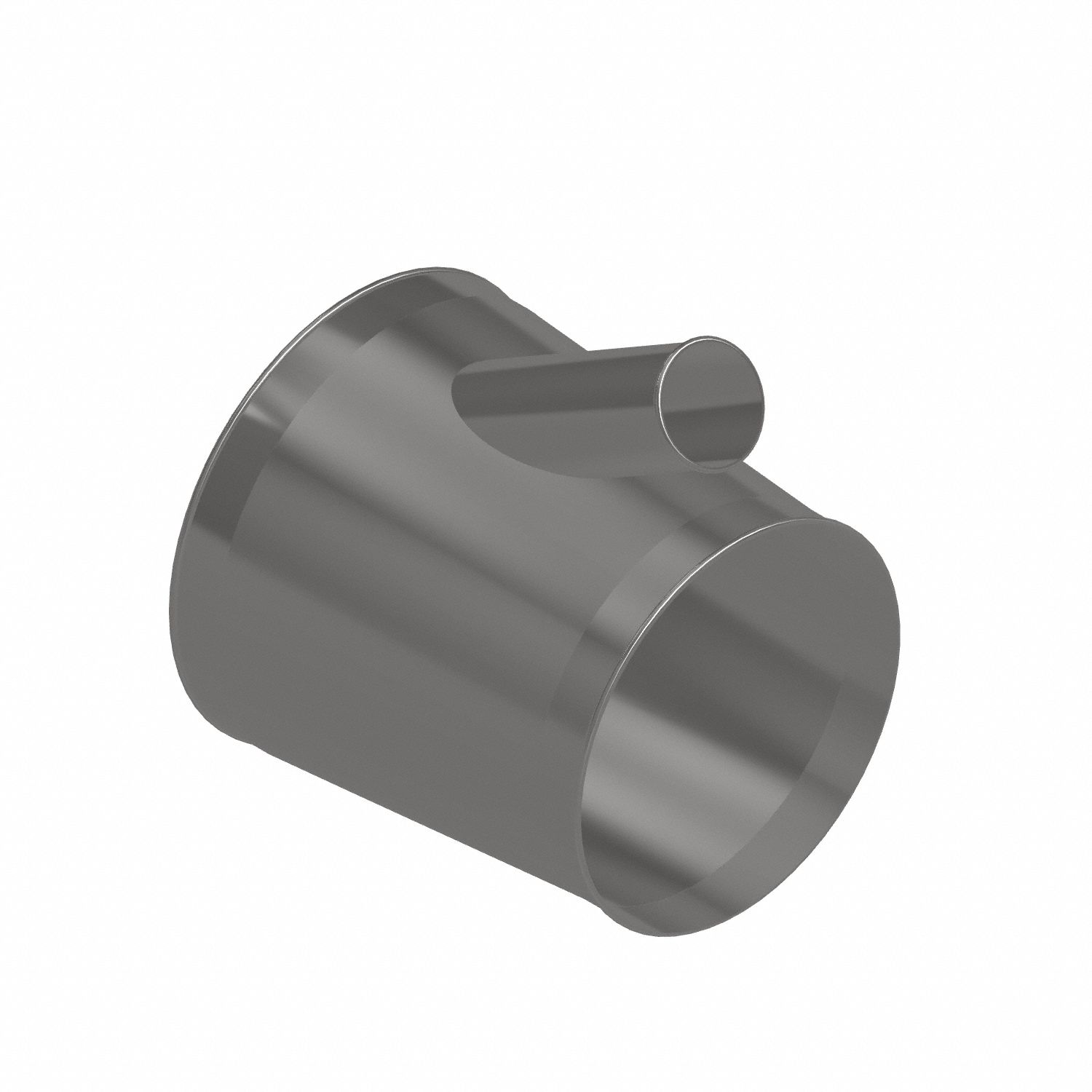 Dust Collection Duct and Fittings: Stainless Steel, For 4 in_14 in_16 in Duct Dia, 17 in Overall Lg