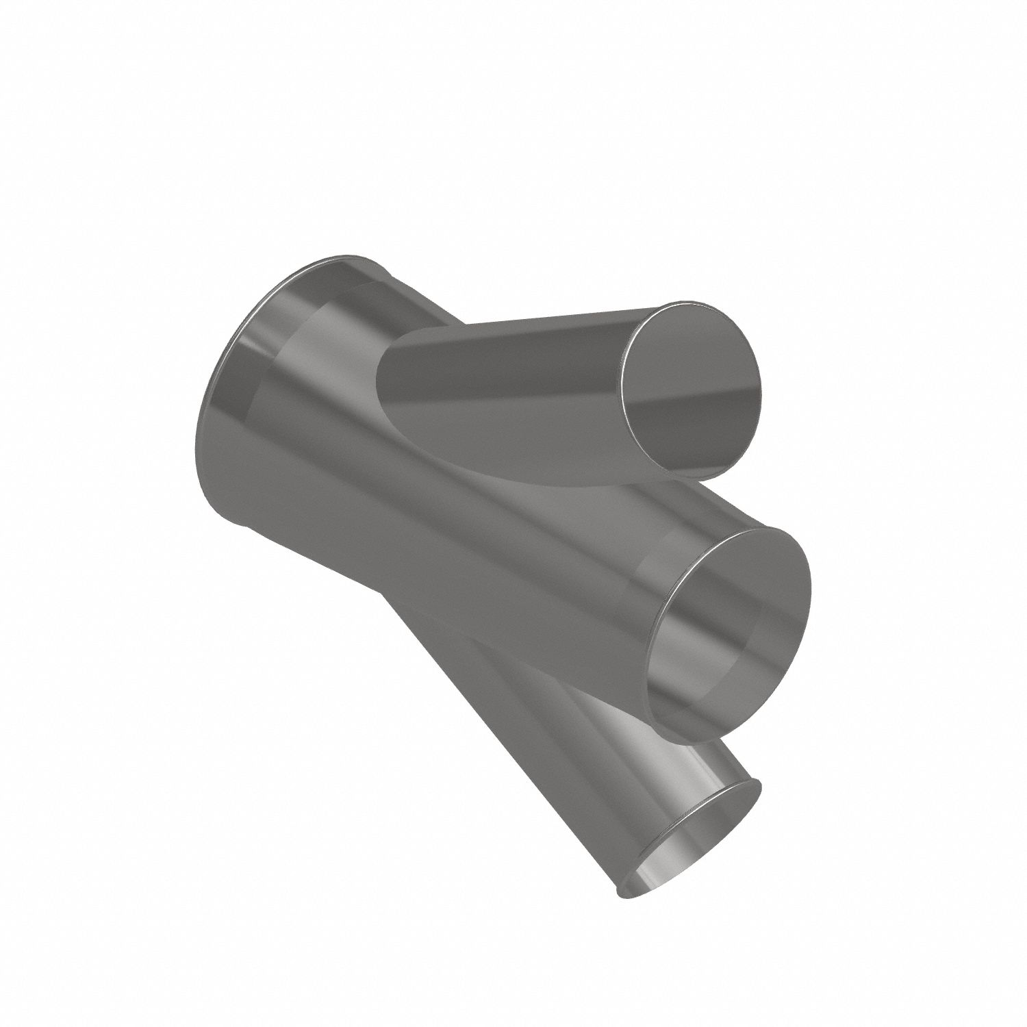 Dust Collection Duct and Fittings: Steel, For 6 in_8 in_10 in Duct Dia, 21 in Overall Lg, 30° Angle