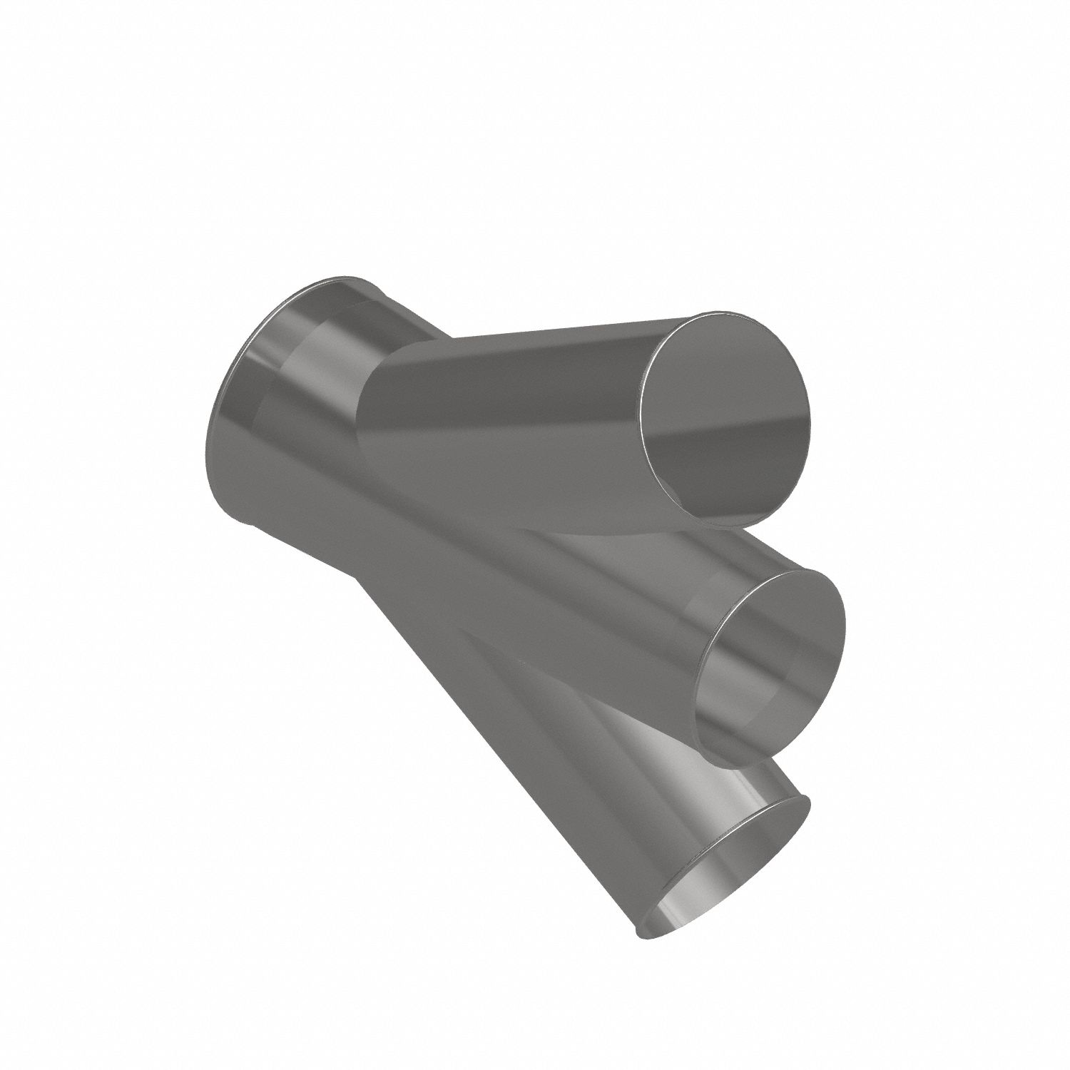 Dust Collection Duct and Fittings: Steel, For 8 in_10 in Duct Dia, 25 in Overall Lg, 30° Angle