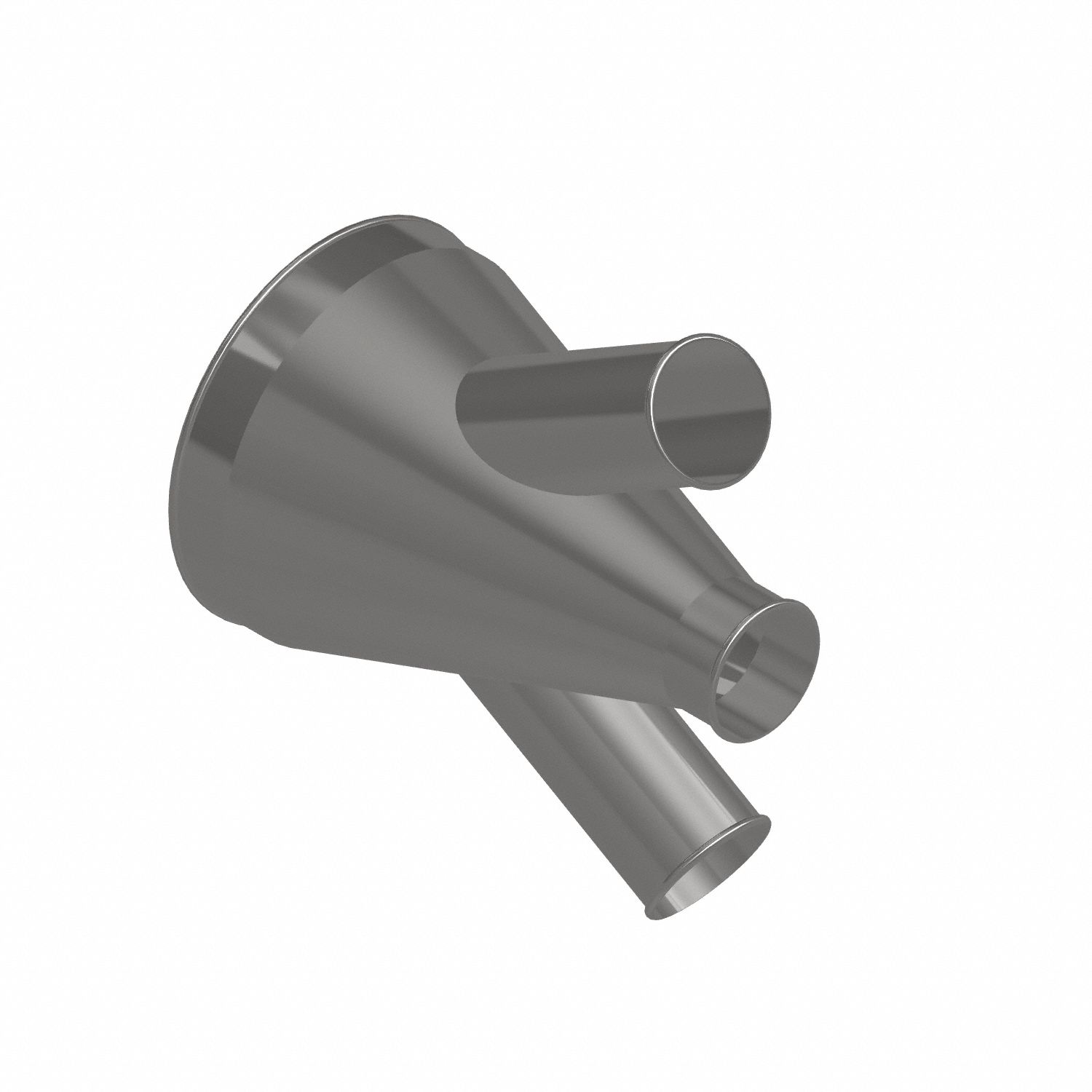 Dust Collection Duct and Fittings: Steel, For 4 in_12 in Duct Dia, 17 in Overall Lg, 30° Angle