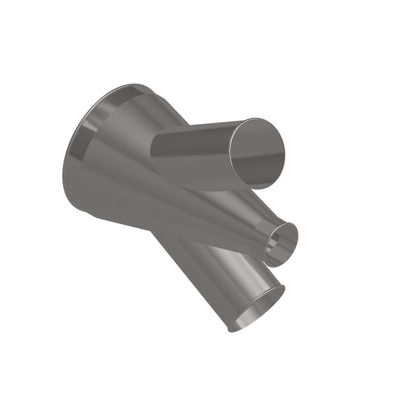 Dust Collection Duct and Fittings: Steel, For 4 in_6 in_12 in Duct Dia, 21 in Overall Lg, 30° Angle