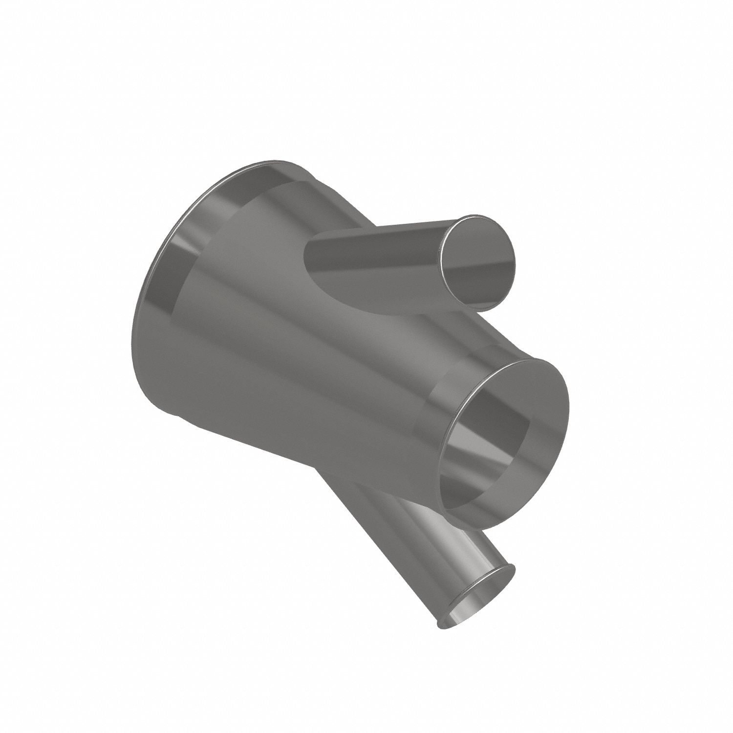 Dust Collection Duct and Fittings: Steel, For 4 in_8 in_12 in Duct Dia, 17 in Overall Lg, 30° Angle