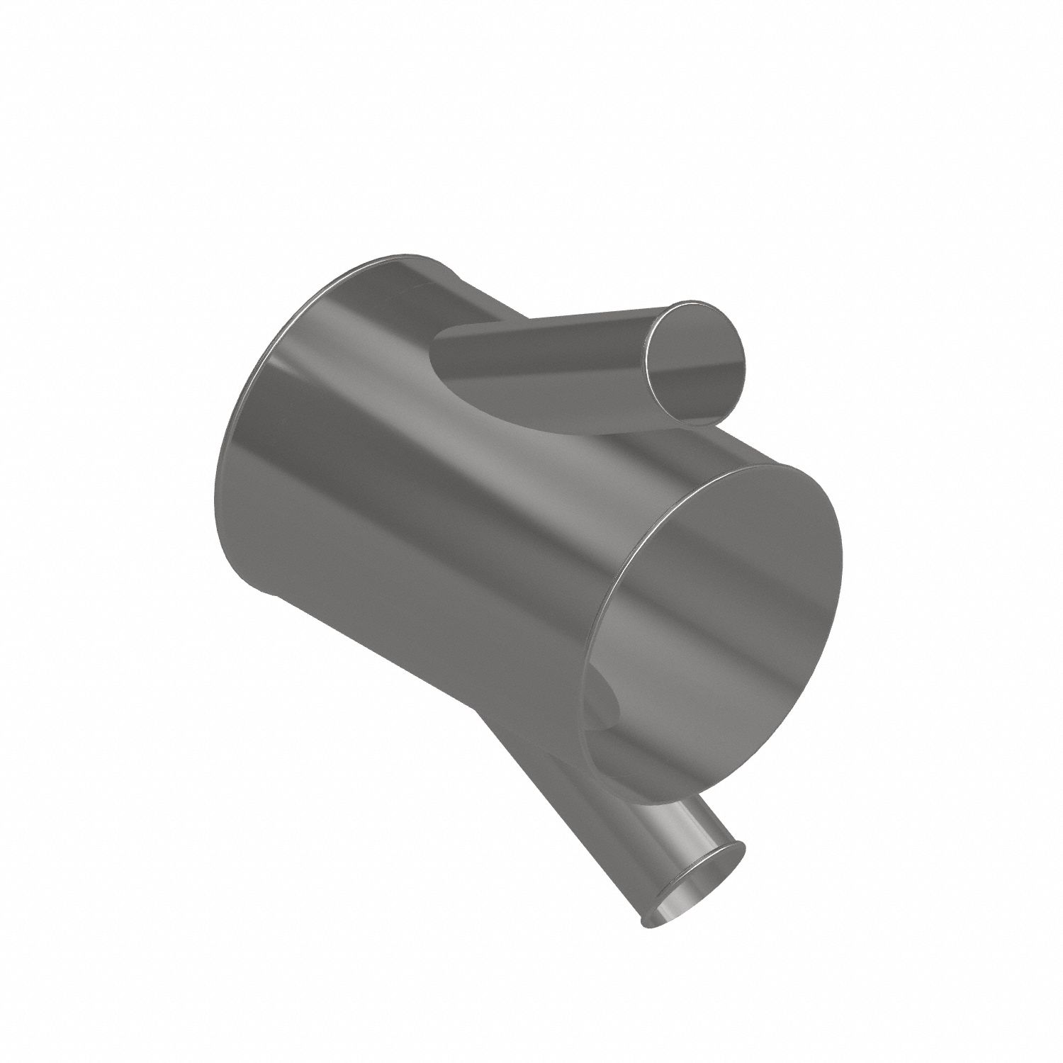 Dust Collection Duct and Fittings: Steel, For 4 in_12 in Duct Dia, 17 in Overall Lg, 30° Angle