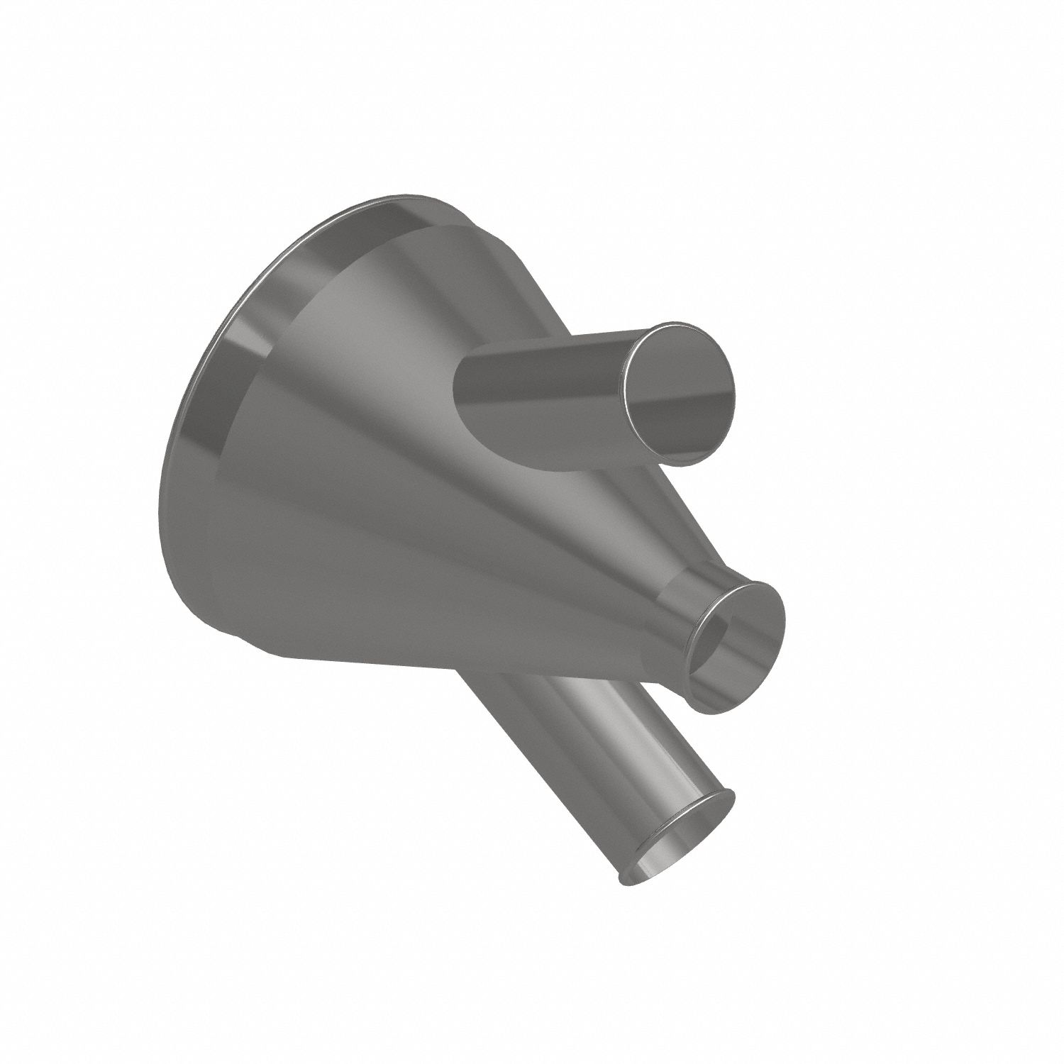 Dust Collection Duct and Fittings: Steel, For 4 in_14 in Duct Dia, 17 in Overall Lg, 30° Angle