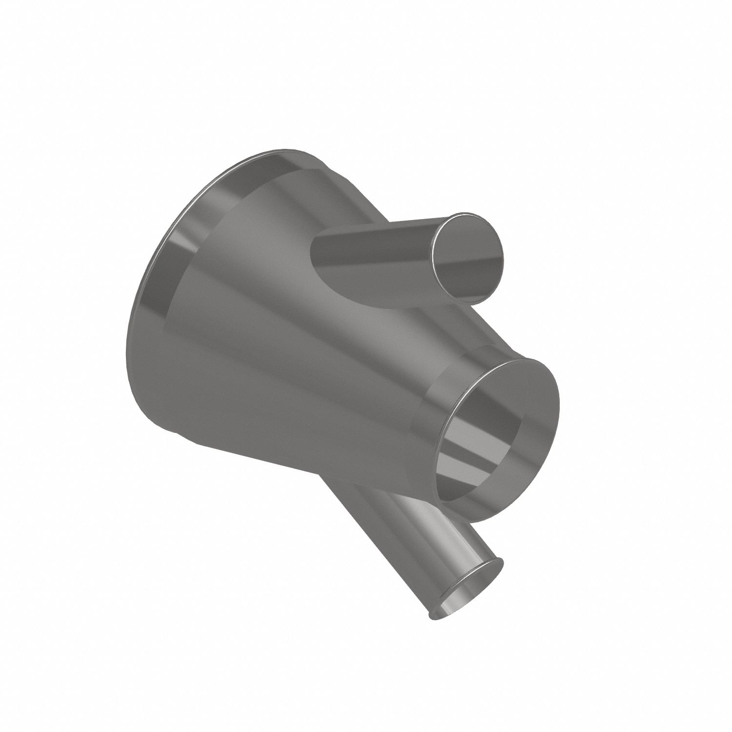 Dust Collection Duct and Fittings: Steel, For 4 in_8 in_14 in Duct Dia, 17 in Overall Lg, 30° Angle