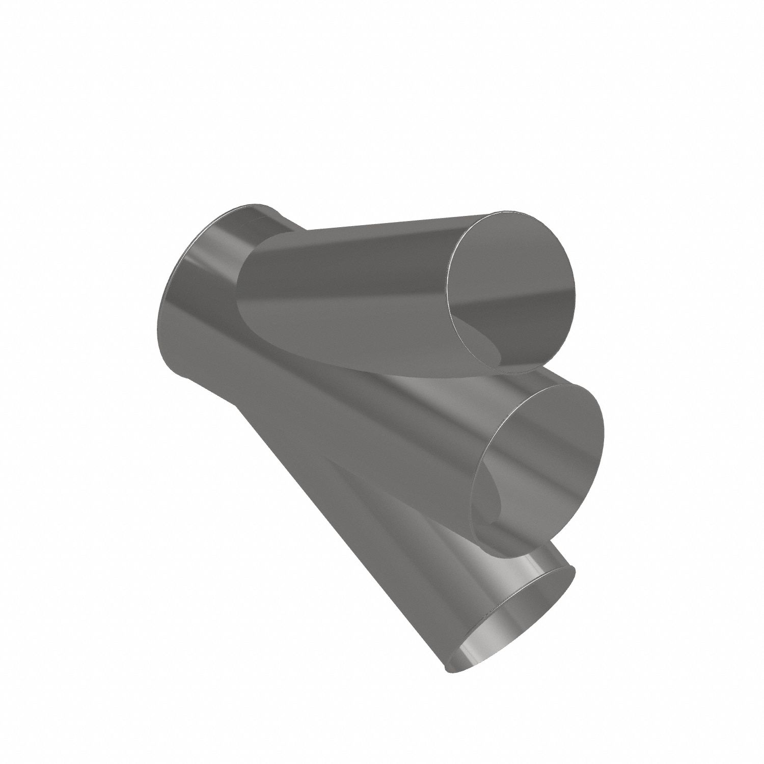 Dust Collection Duct and Fittings: Steel, For 12 in_14 in Duct Dia, 33 in Overall Lg, 30° Angle