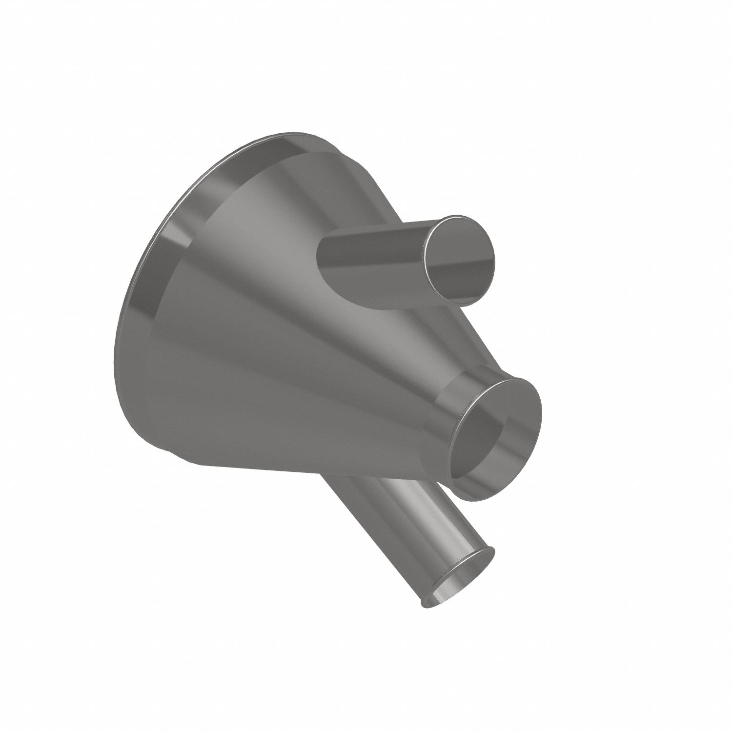 Dust Collection Duct and Fittings: Steel, For 4 in_6 in_16 in Duct Dia, 17 in Overall Lg, 30° Angle